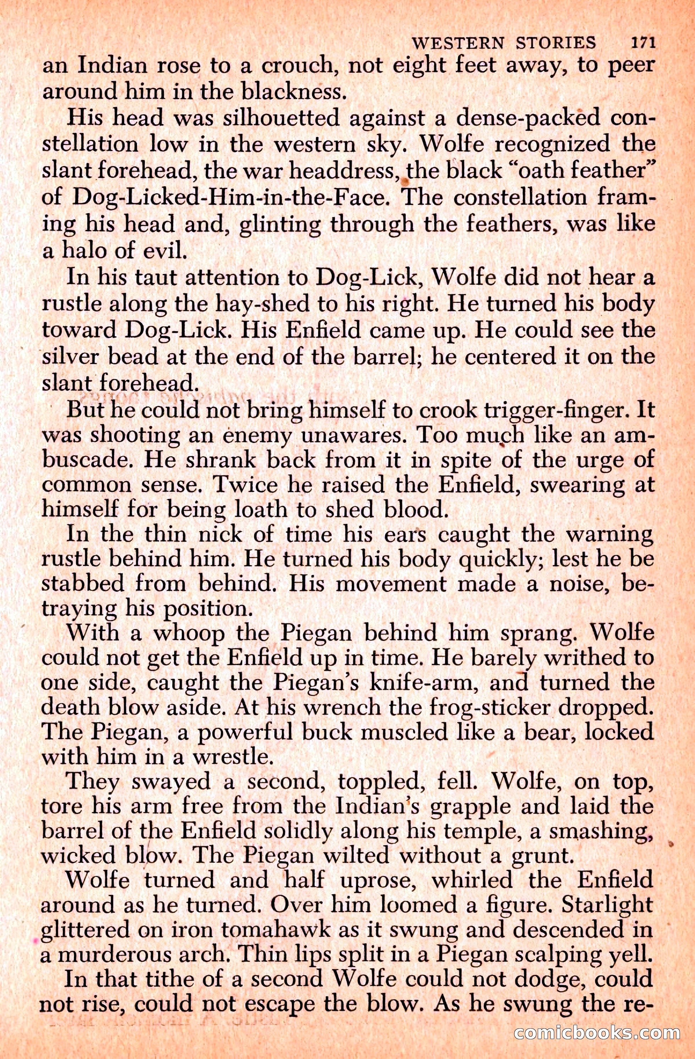 Western Stories, Dell 153 — page 175 of 200