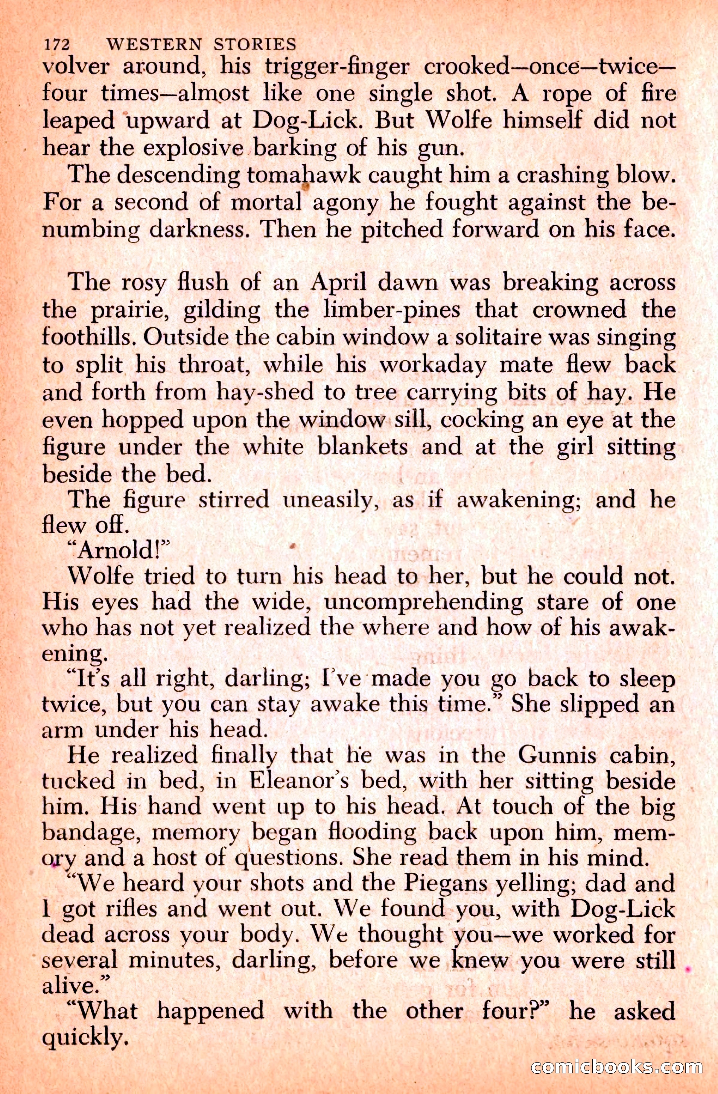 Western Stories, Dell 153 — page 176 of 200