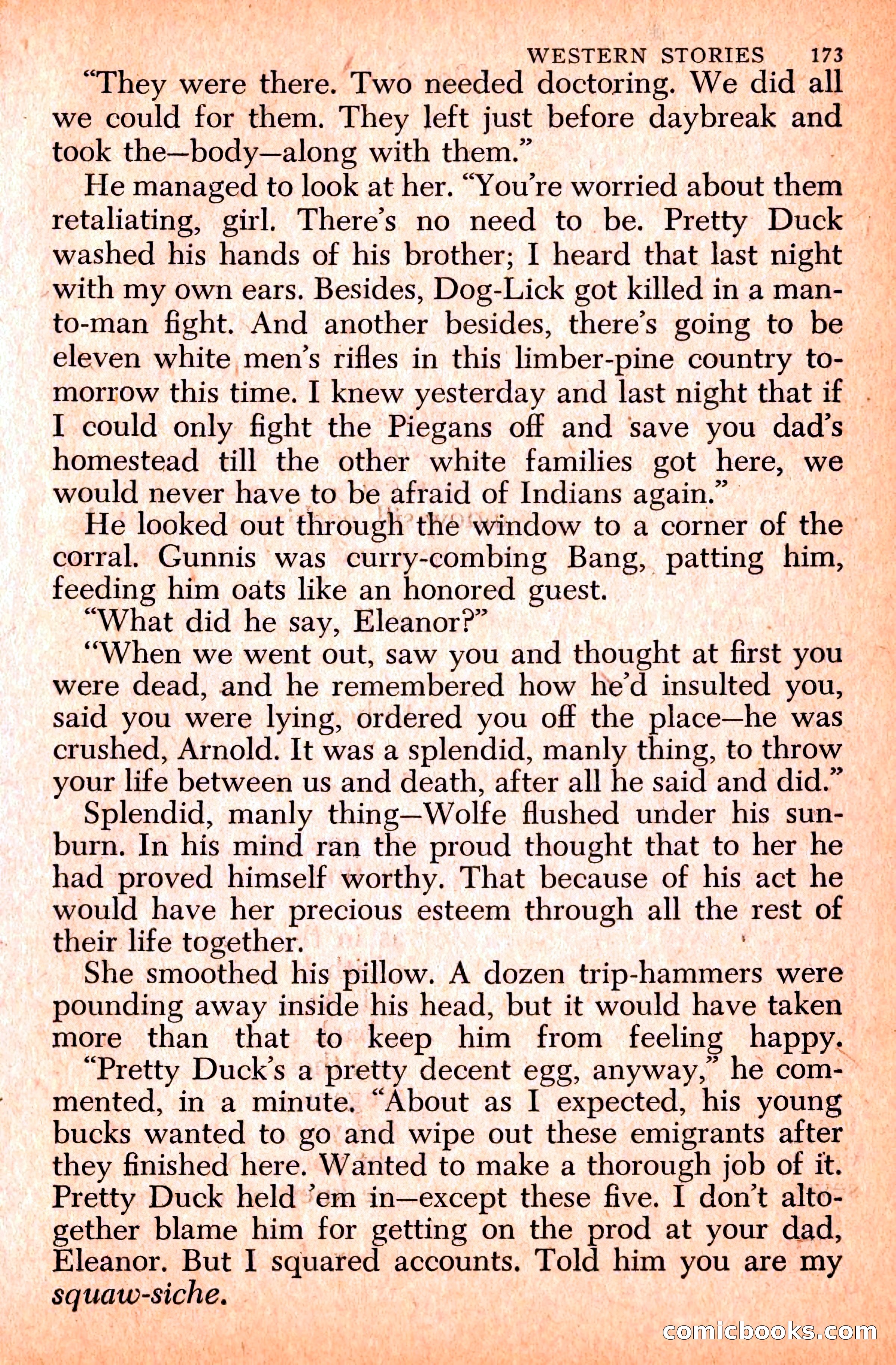 Western Stories, Dell 153 — page 177 of 200
