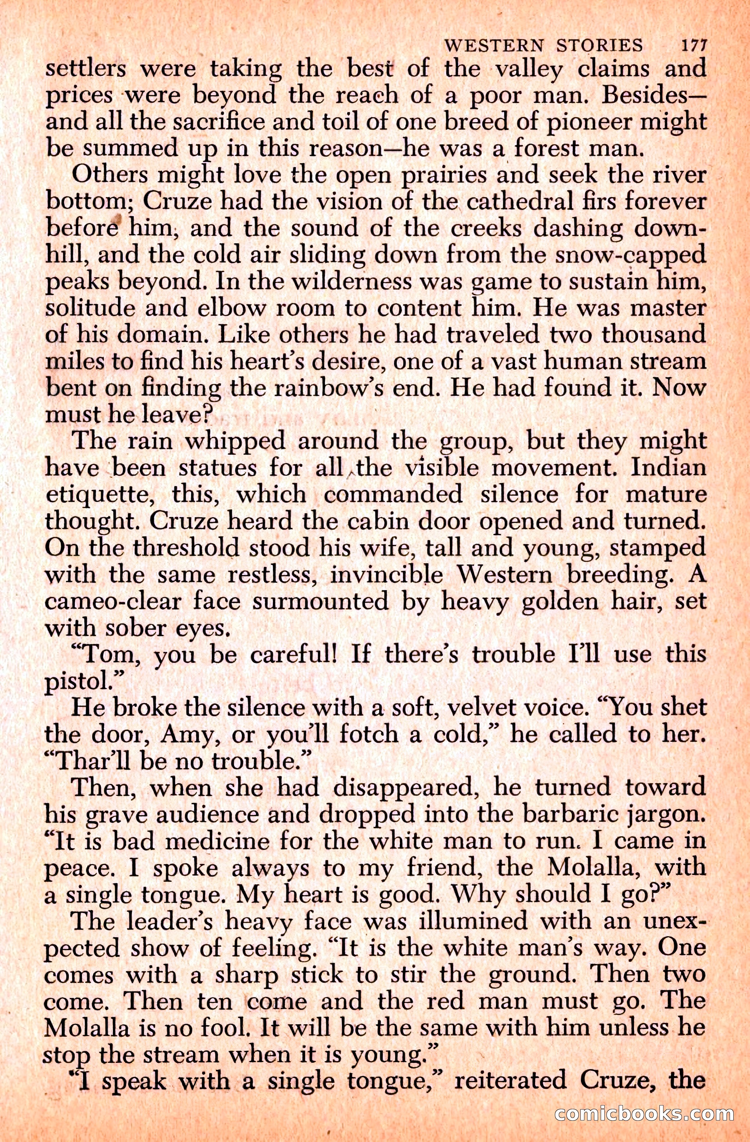 Western Stories, Dell 153 — page 181 of 200