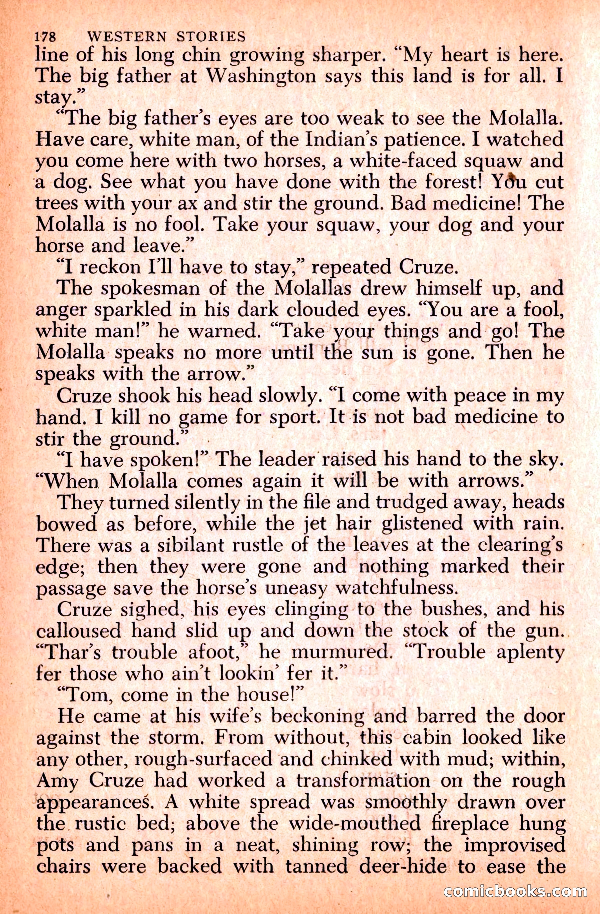 Western Stories, Dell 153 — page 182 of 200