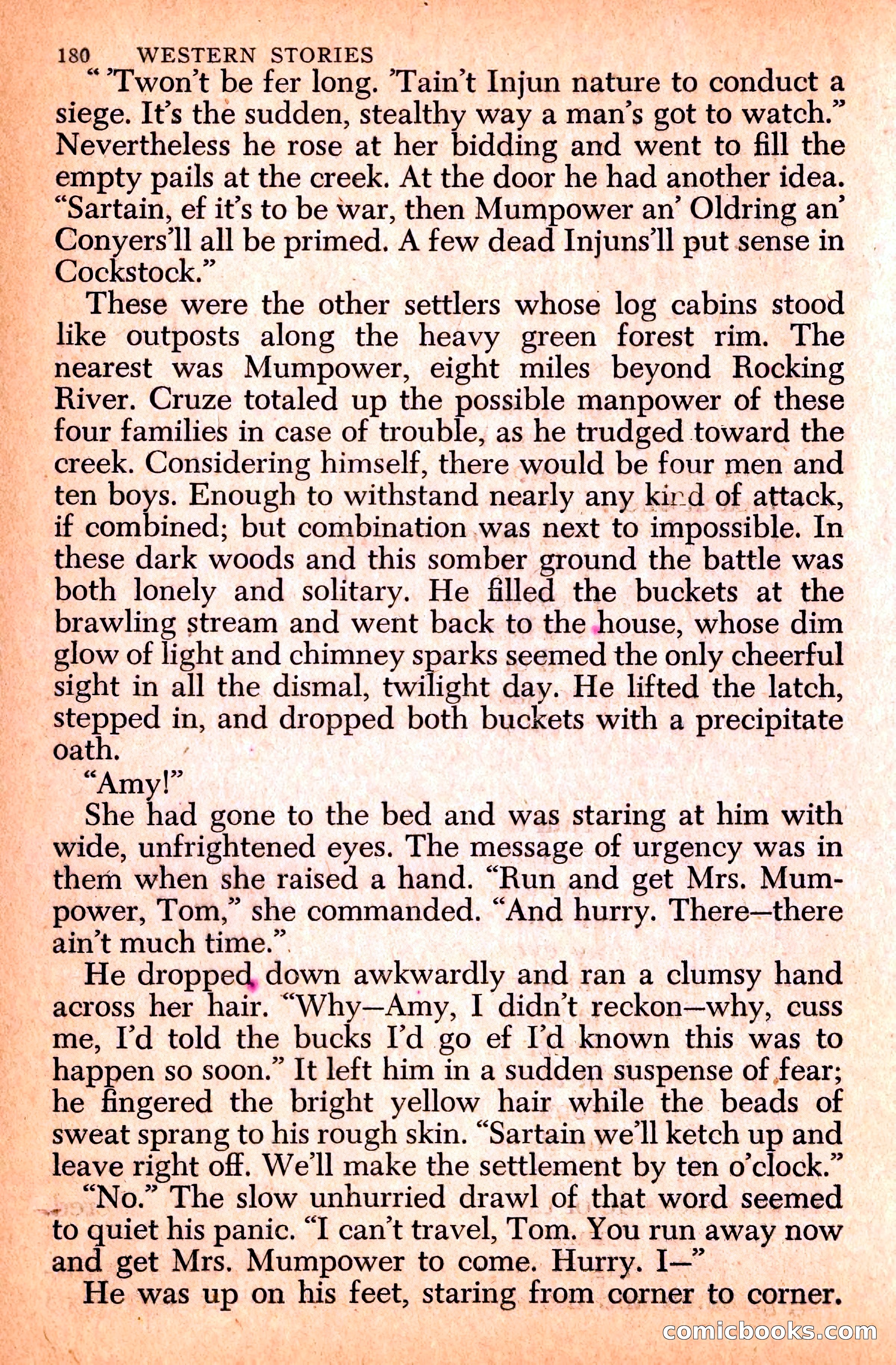 Western Stories, Dell 153 — page 184 of 200