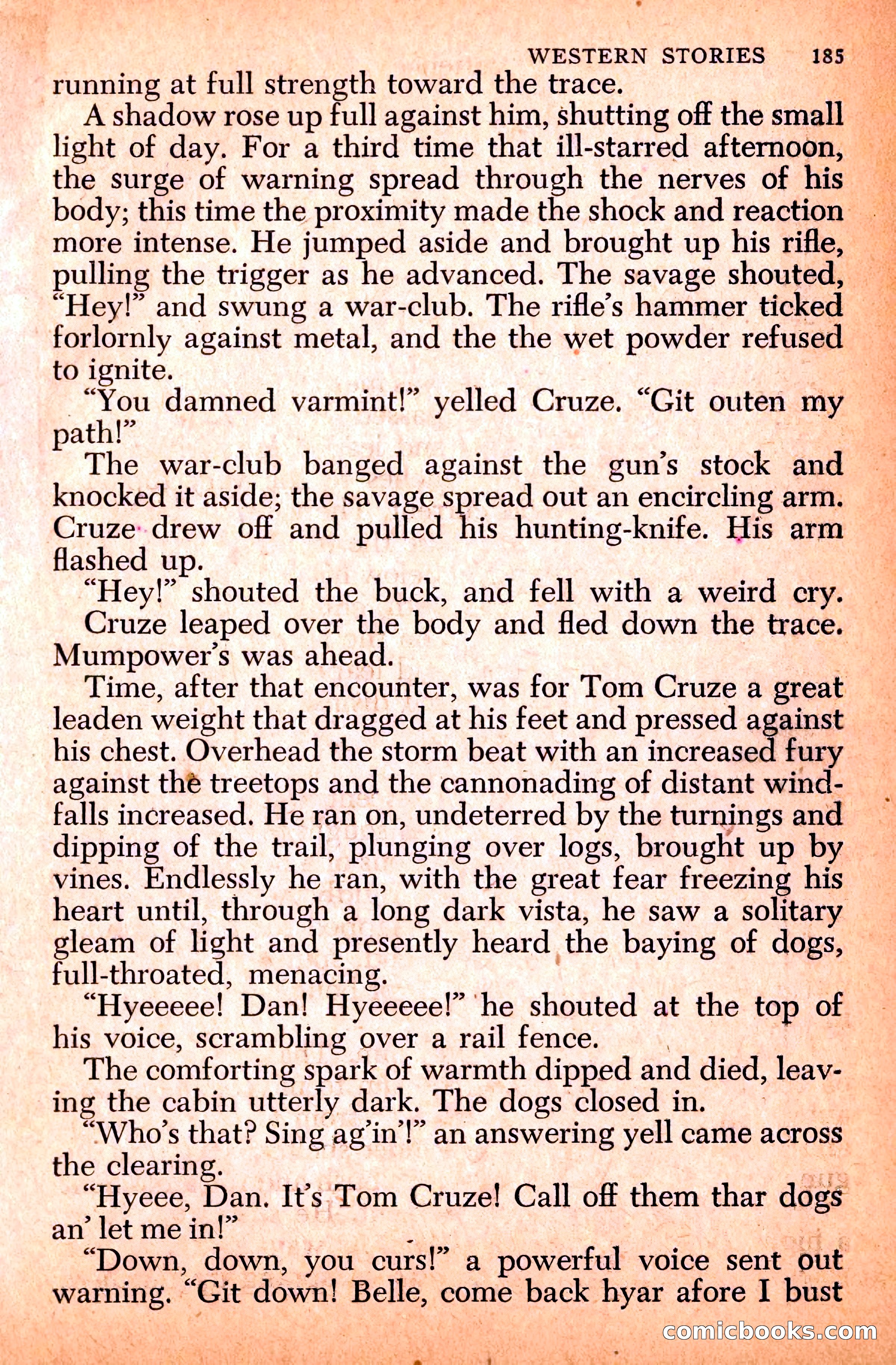 Western Stories, Dell 153 — page 189 of 200
