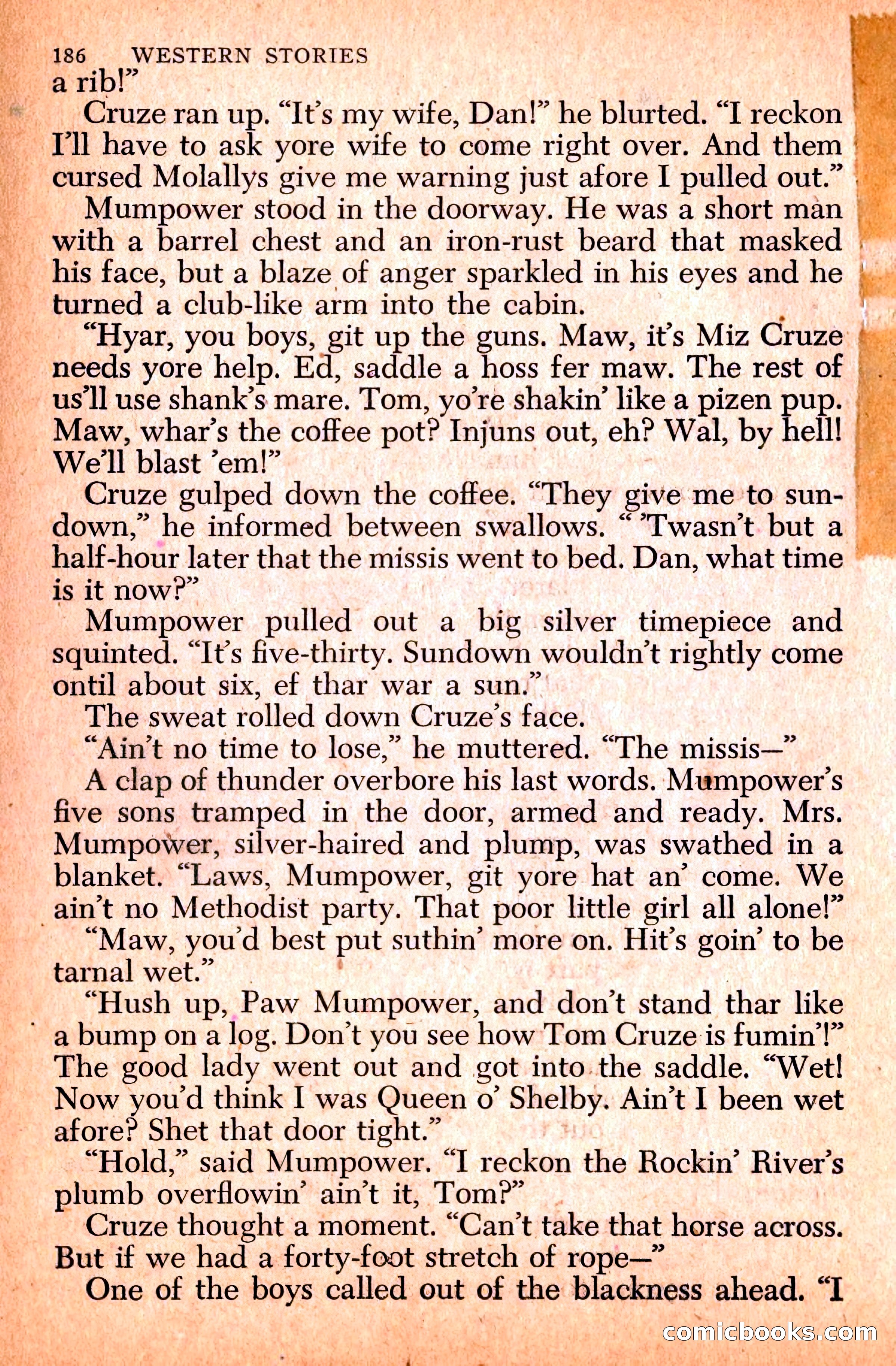 Western Stories, Dell 153 — page 190 of 200