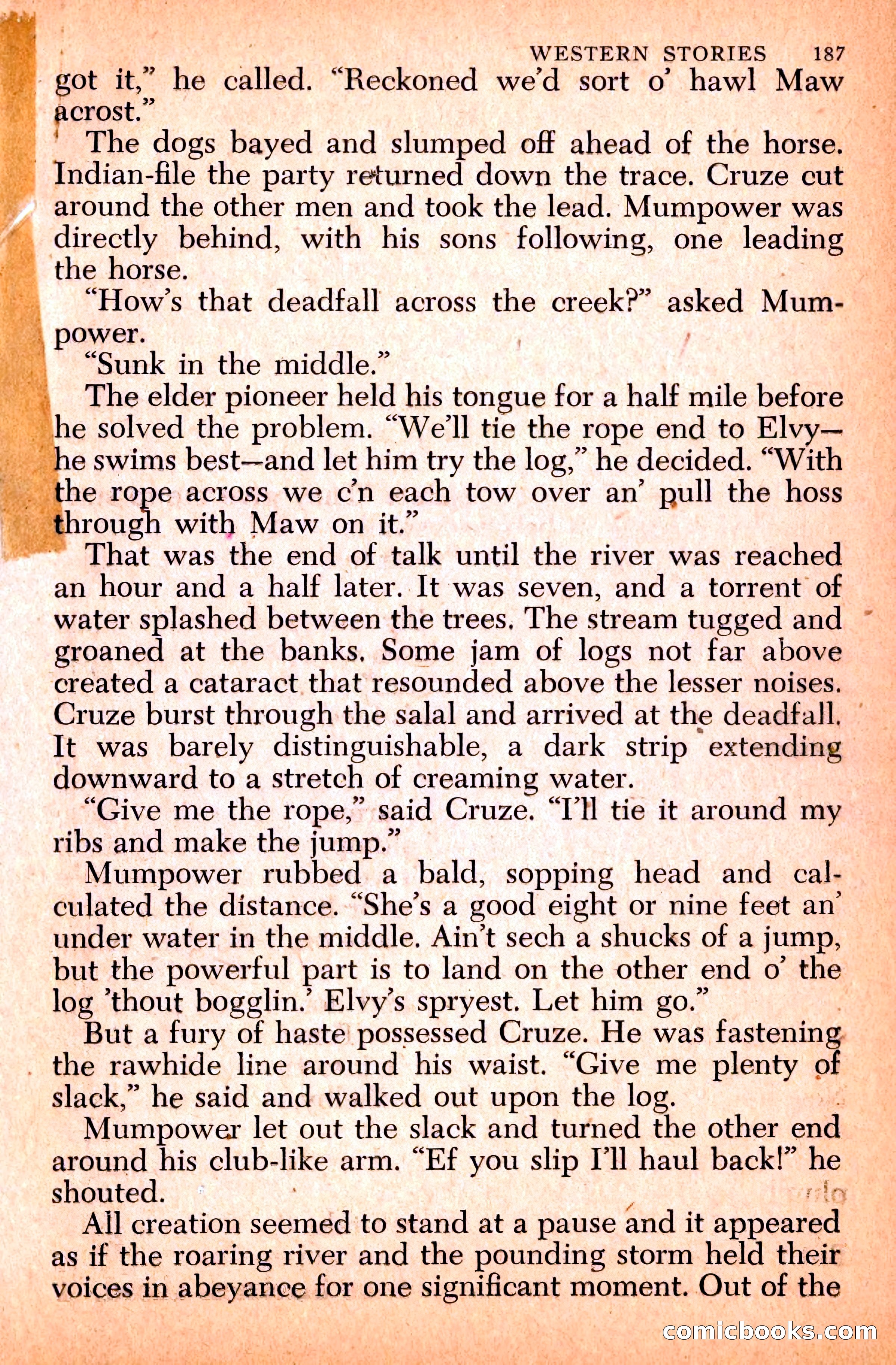 Western Stories, Dell 153 — page 191 of 200
