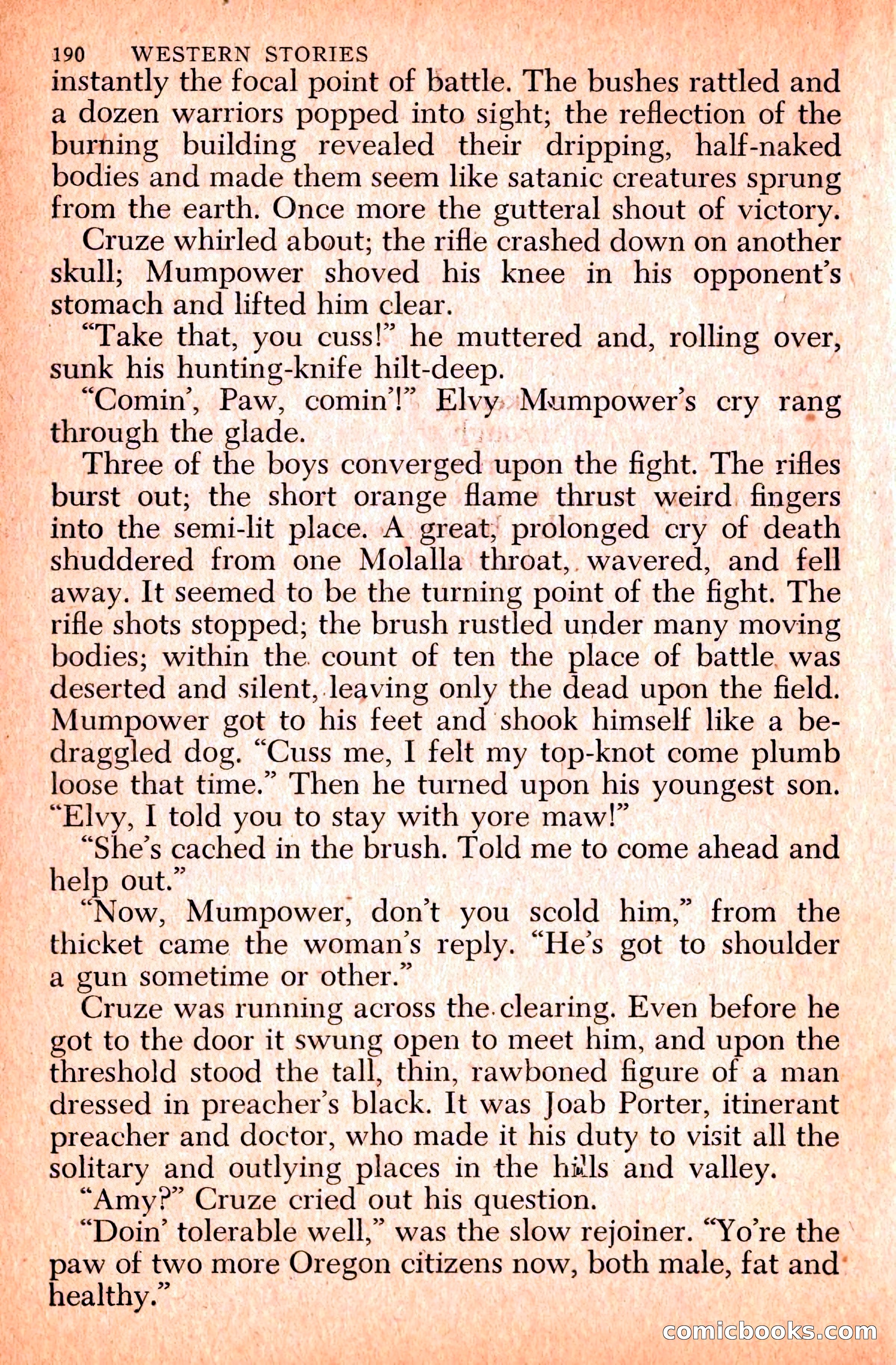 Western Stories, Dell 153 — page 194 of 200