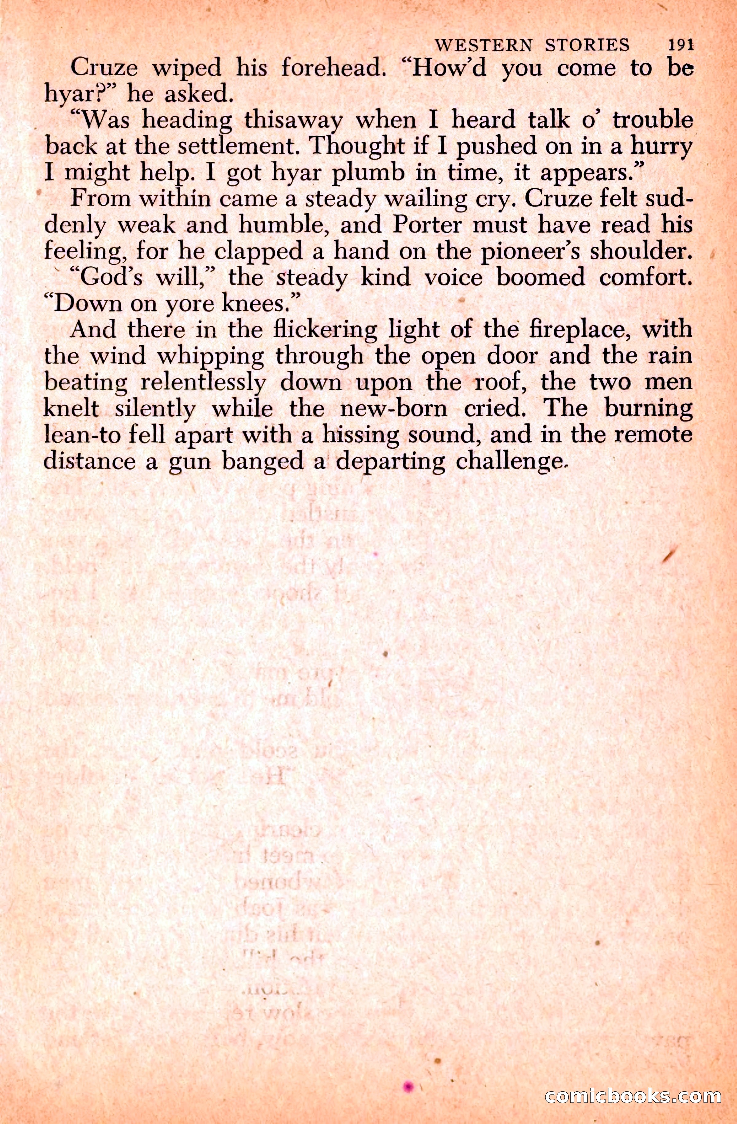 Western Stories, Dell 153 — page 195 of 200