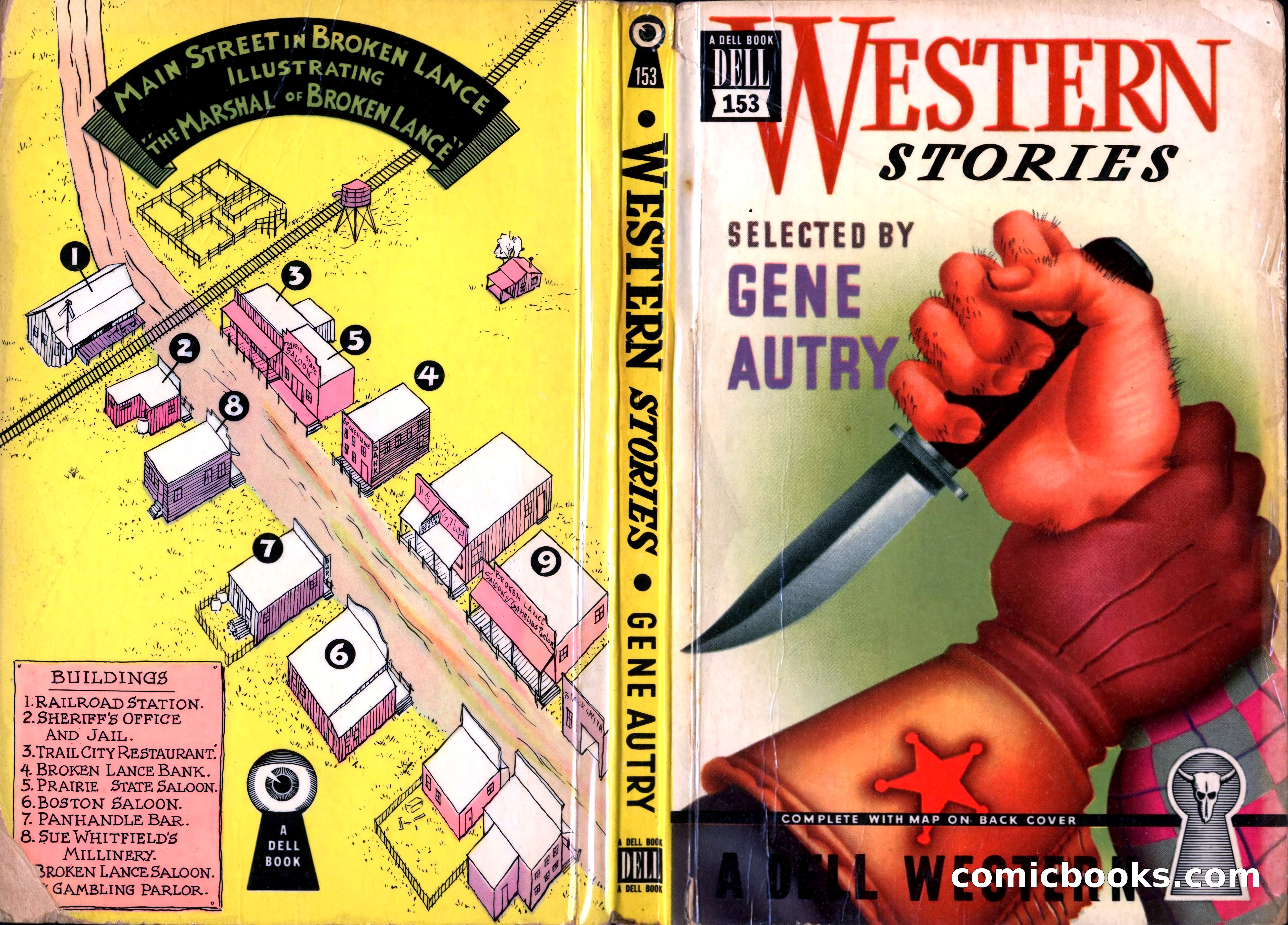 Western Stories, Dell 153 — page 200 of 200