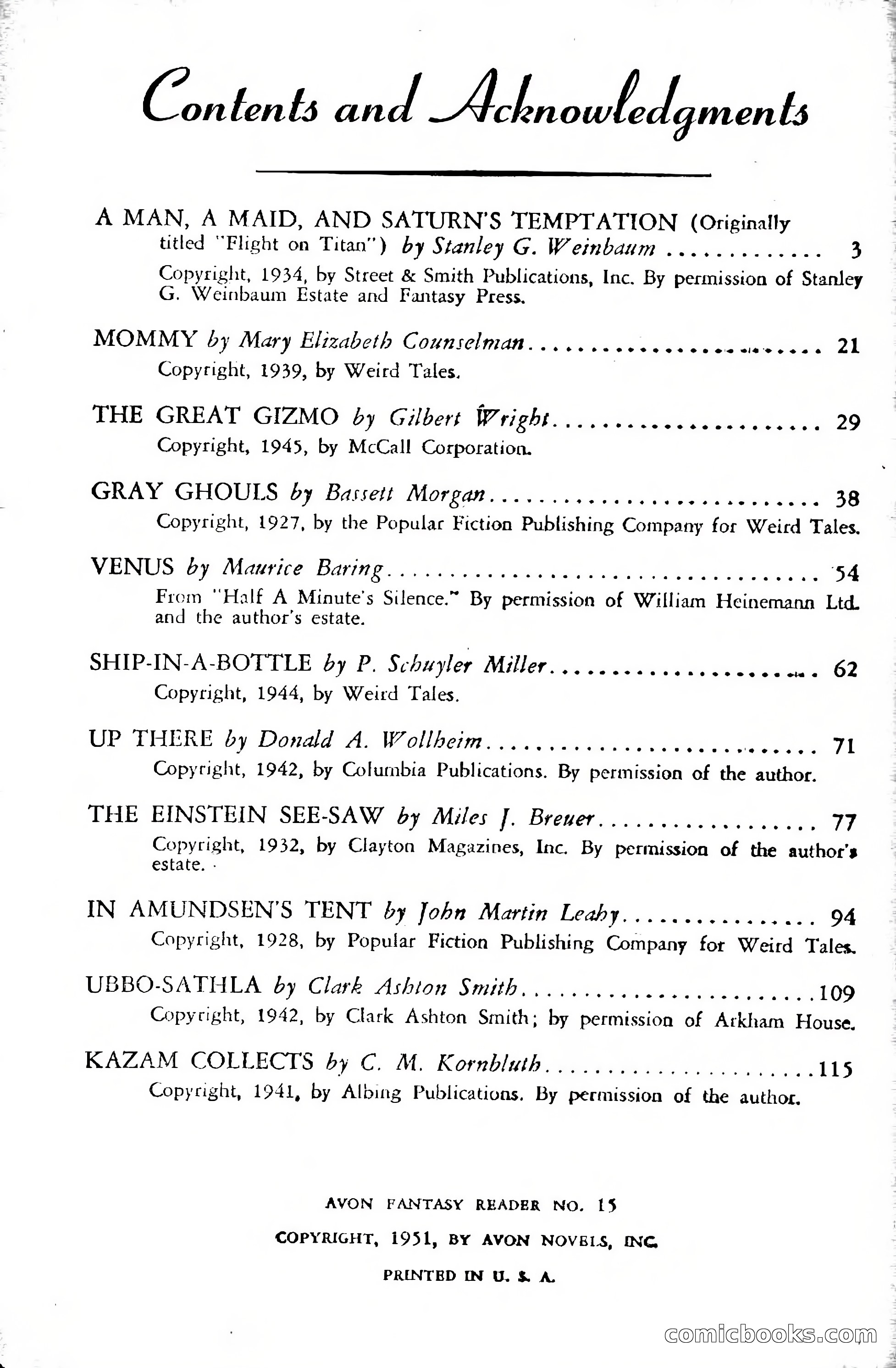 Avon Fantasy Reader No. 15 — page 4 of 132