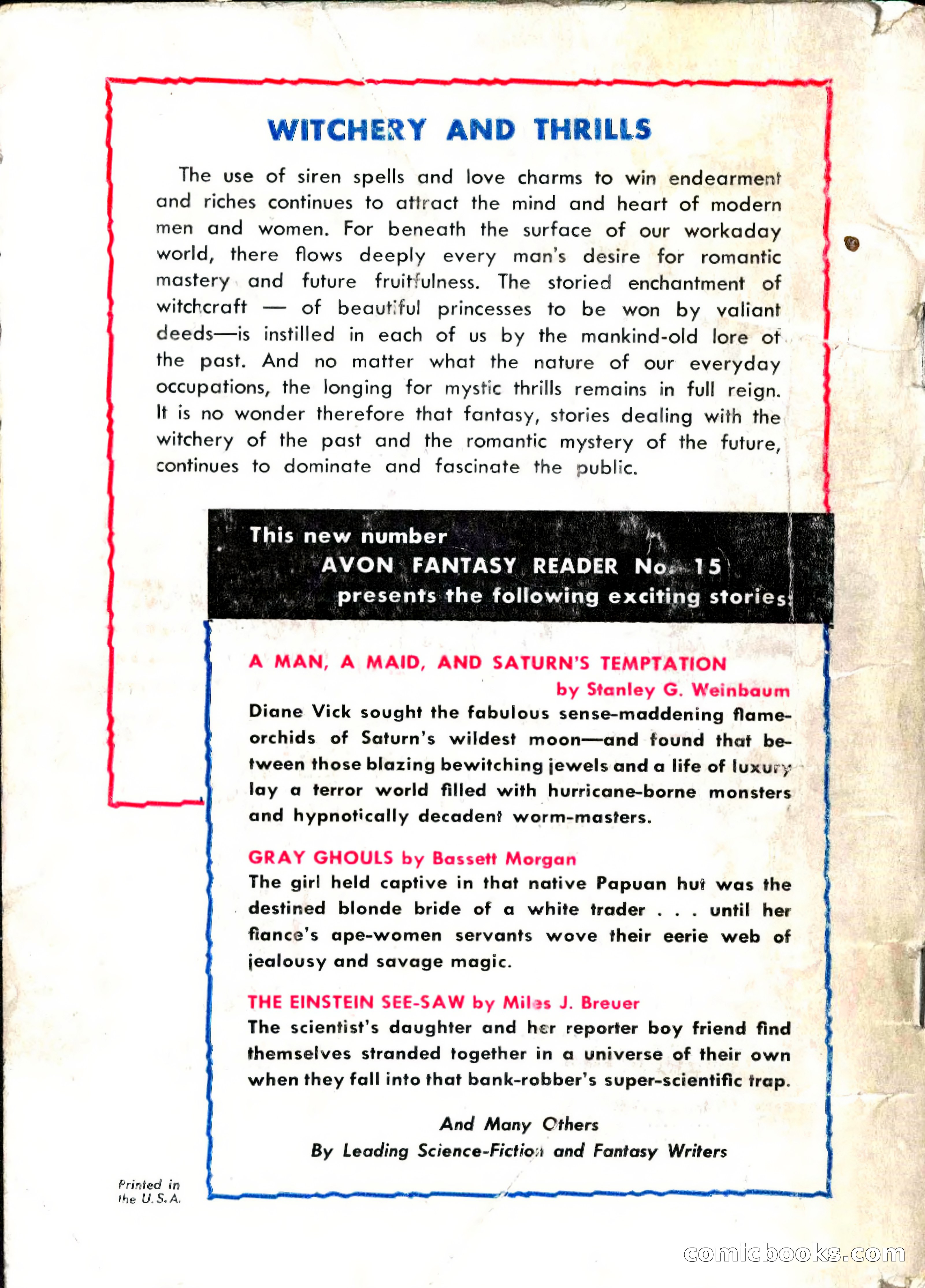 Avon Fantasy Reader No. 15 — page 132 of 132