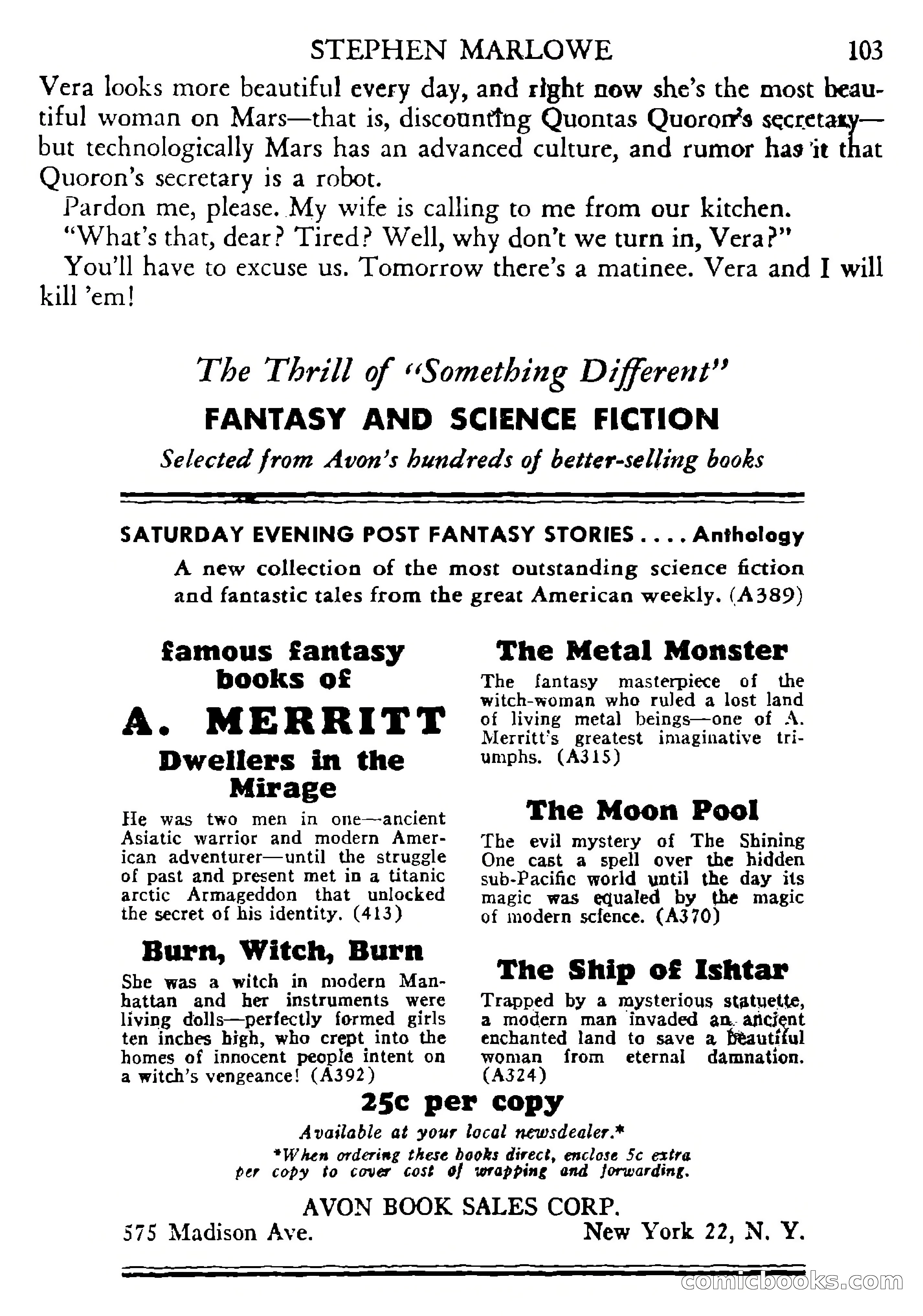 Avon Science Fiction and Fantasy Reader — page 105 of 132