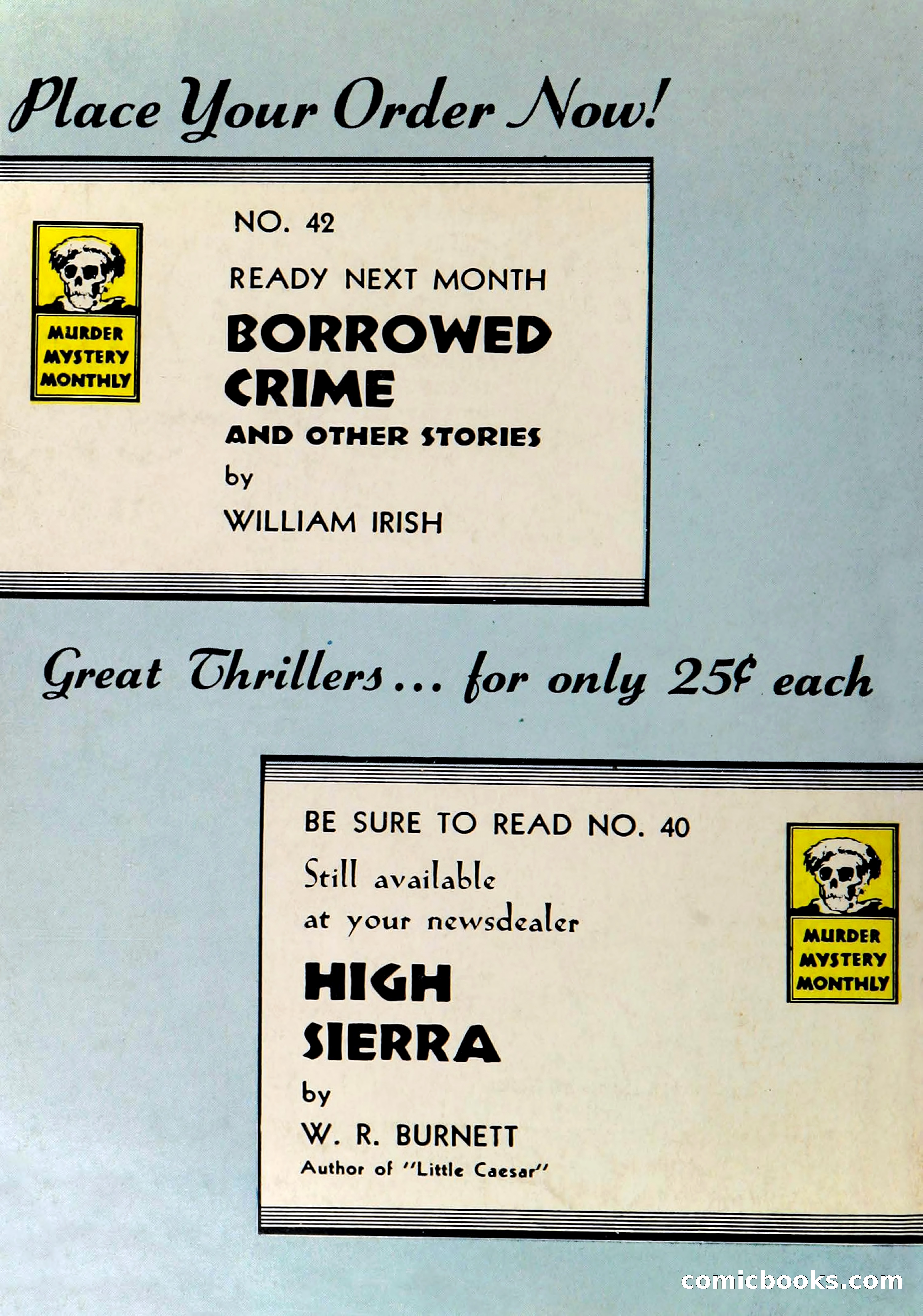 Avon Murder Mystery Monthly No. 41 — page 204 of 204