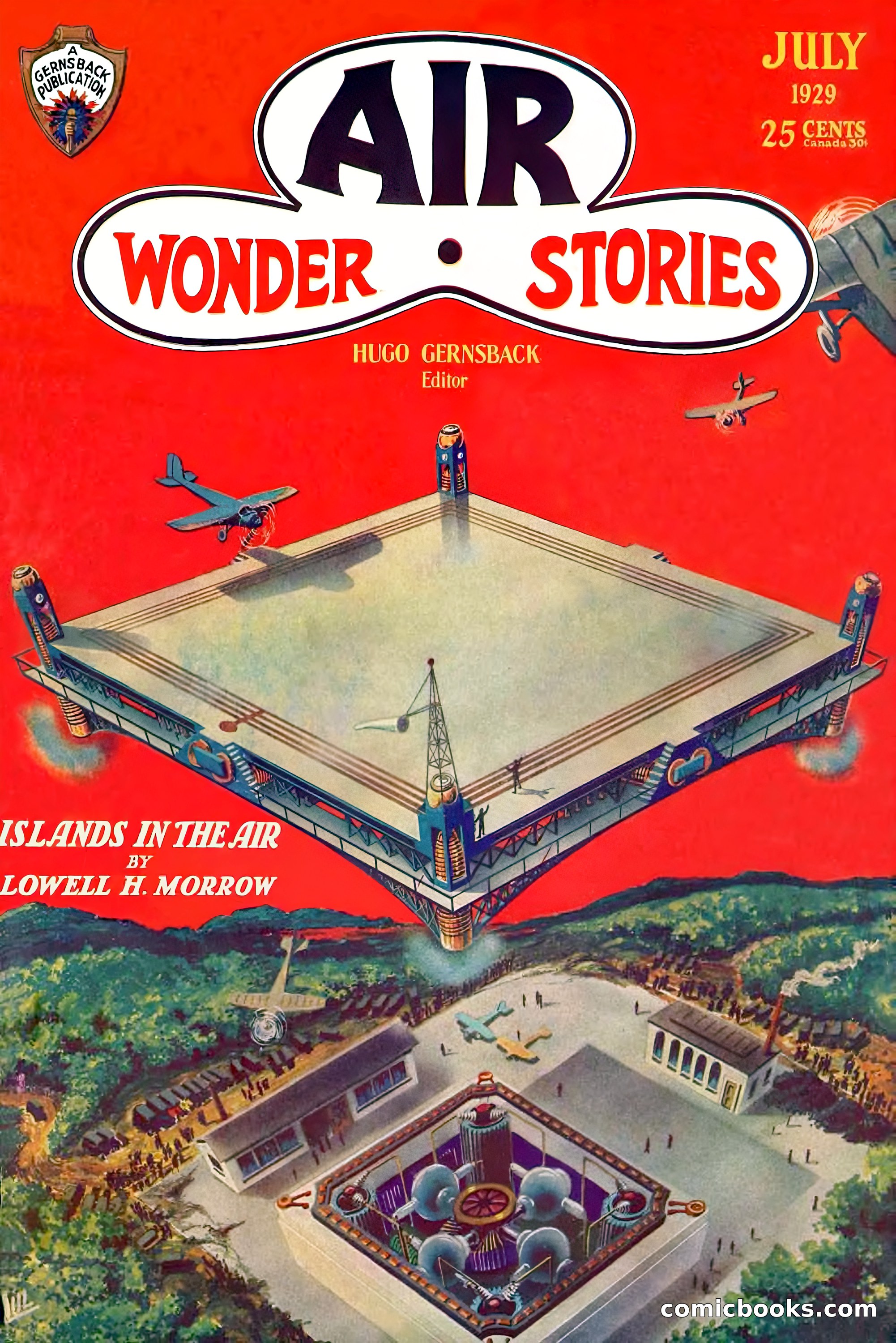 Air Wonder Stories, July 1929