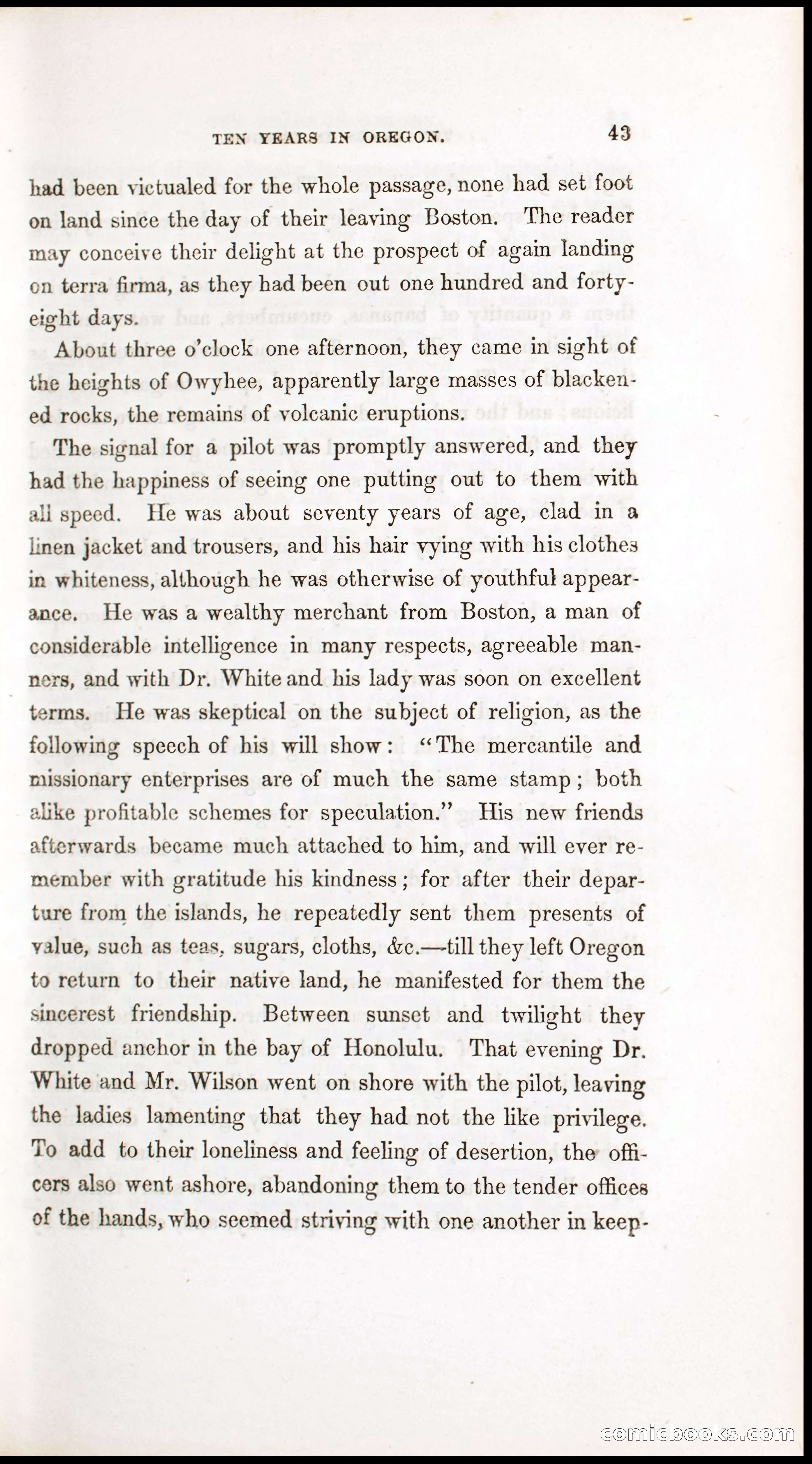 Thrilling Adventures, Travels, and Explorations of Dr. Elijah White Among the Rocky Mountains and in the Far West — page 51 of 394