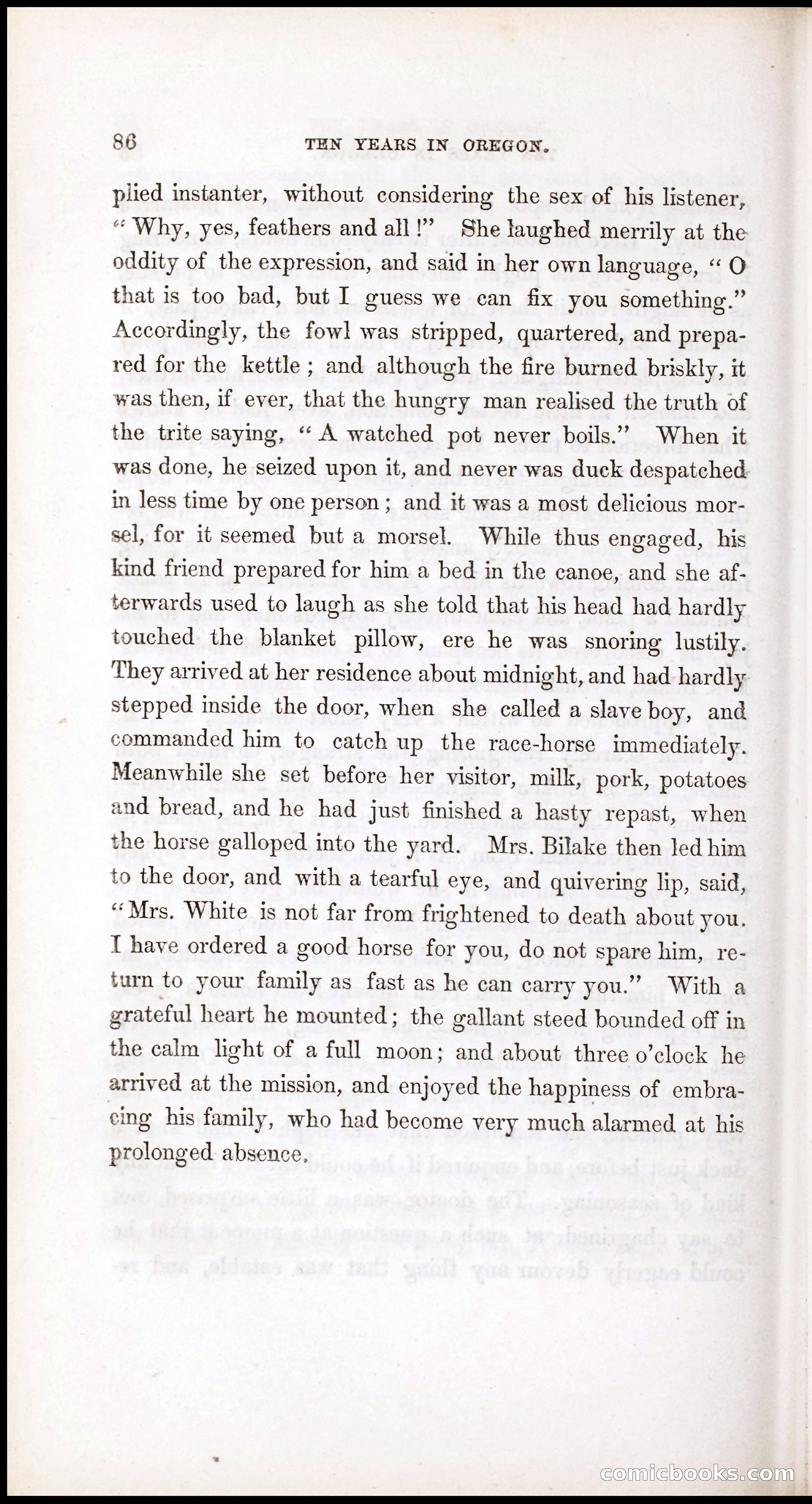 Thrilling Adventures, Travels, and Explorations of Dr. Elijah White Among the Rocky Mountains and in the Far West — page 94 of 394