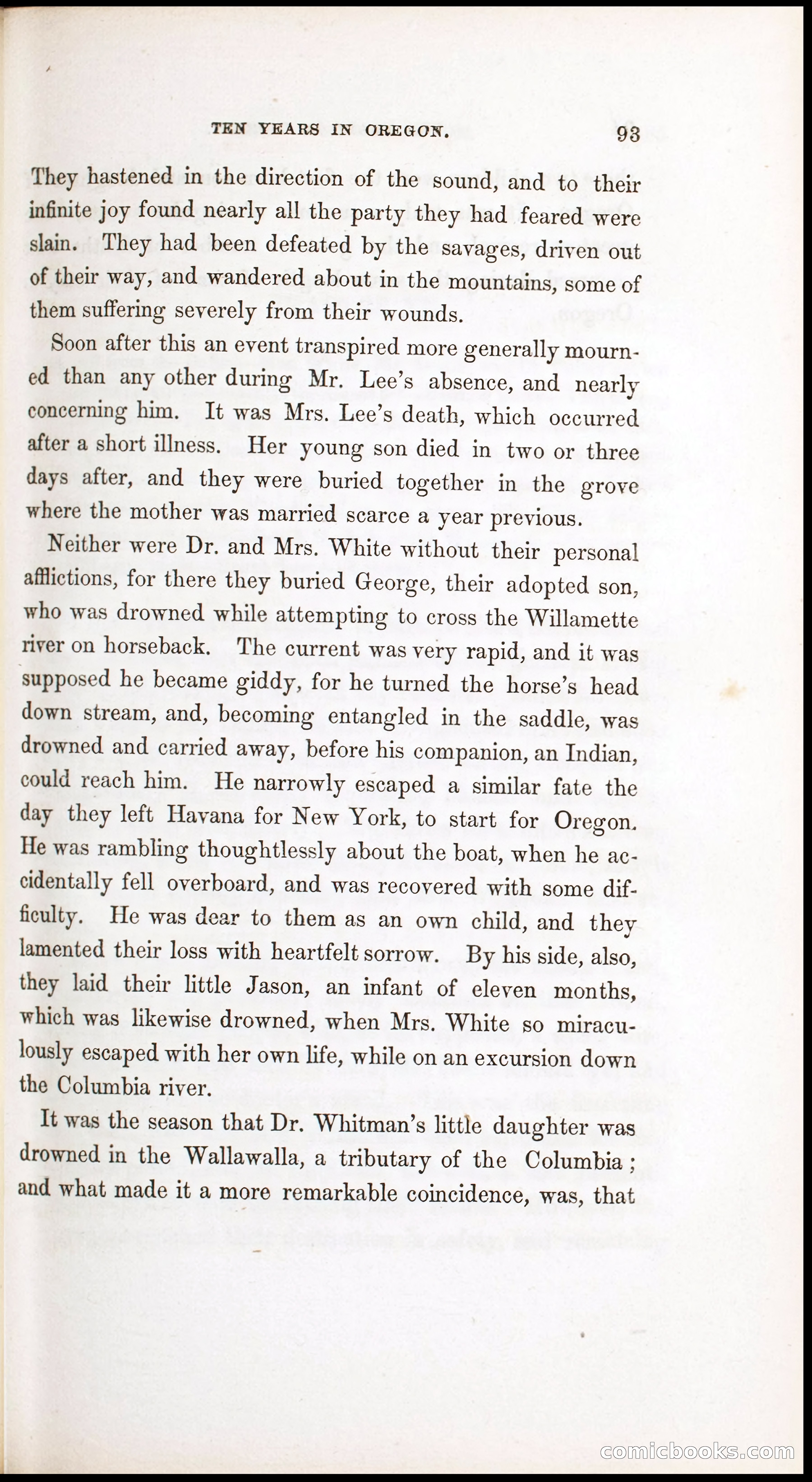 Thrilling Adventures, Travels, and Explorations of Dr. Elijah White Among the Rocky Mountains and in the Far West — page 101 of 394