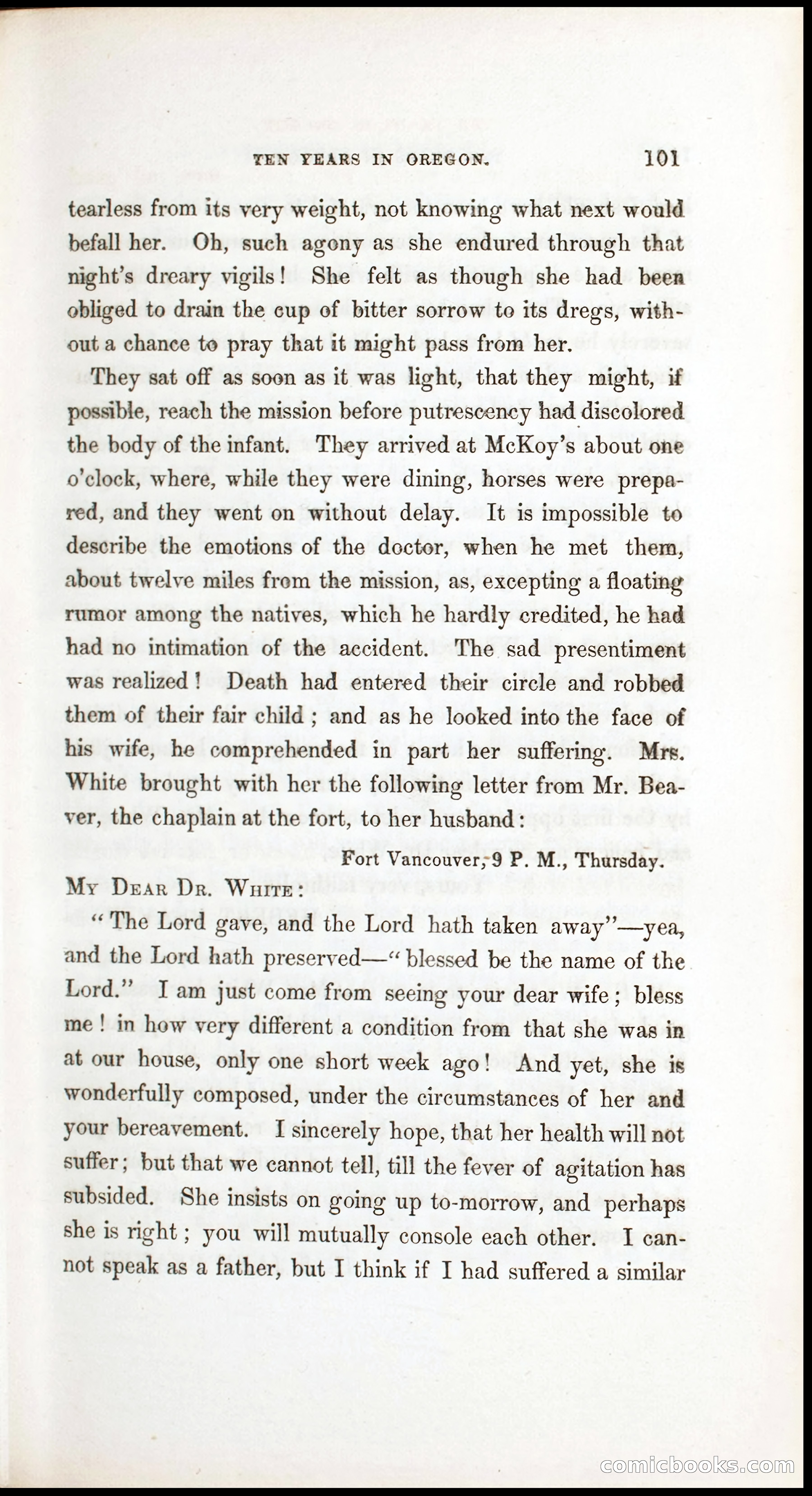 Thrilling Adventures, Travels, and Explorations of Dr. Elijah White Among the Rocky Mountains and in the Far West — page 109 of 394