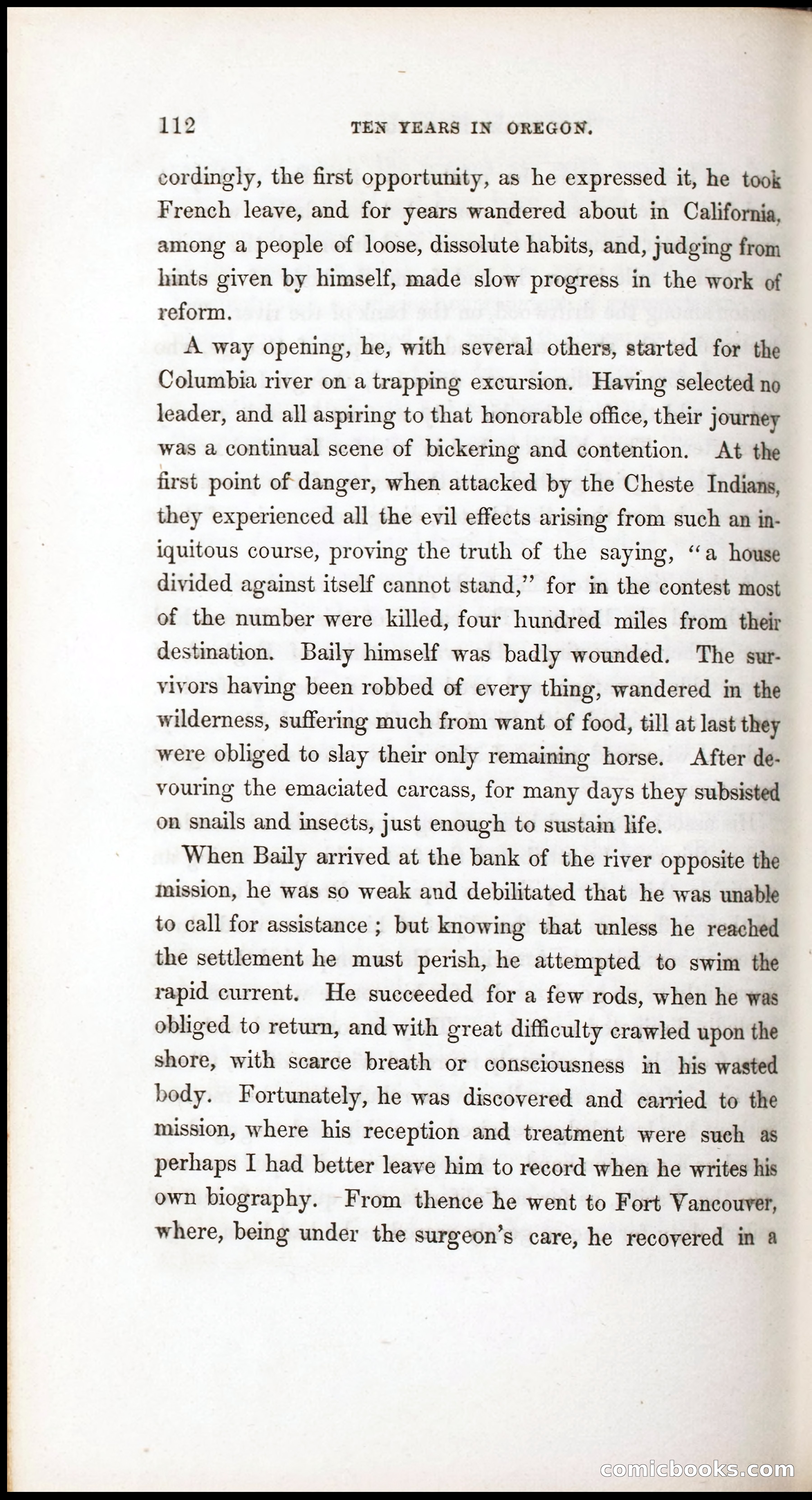 Thrilling Adventures, Travels, and Explorations of Dr. Elijah White Among the Rocky Mountains and in the Far West — page 120 of 394