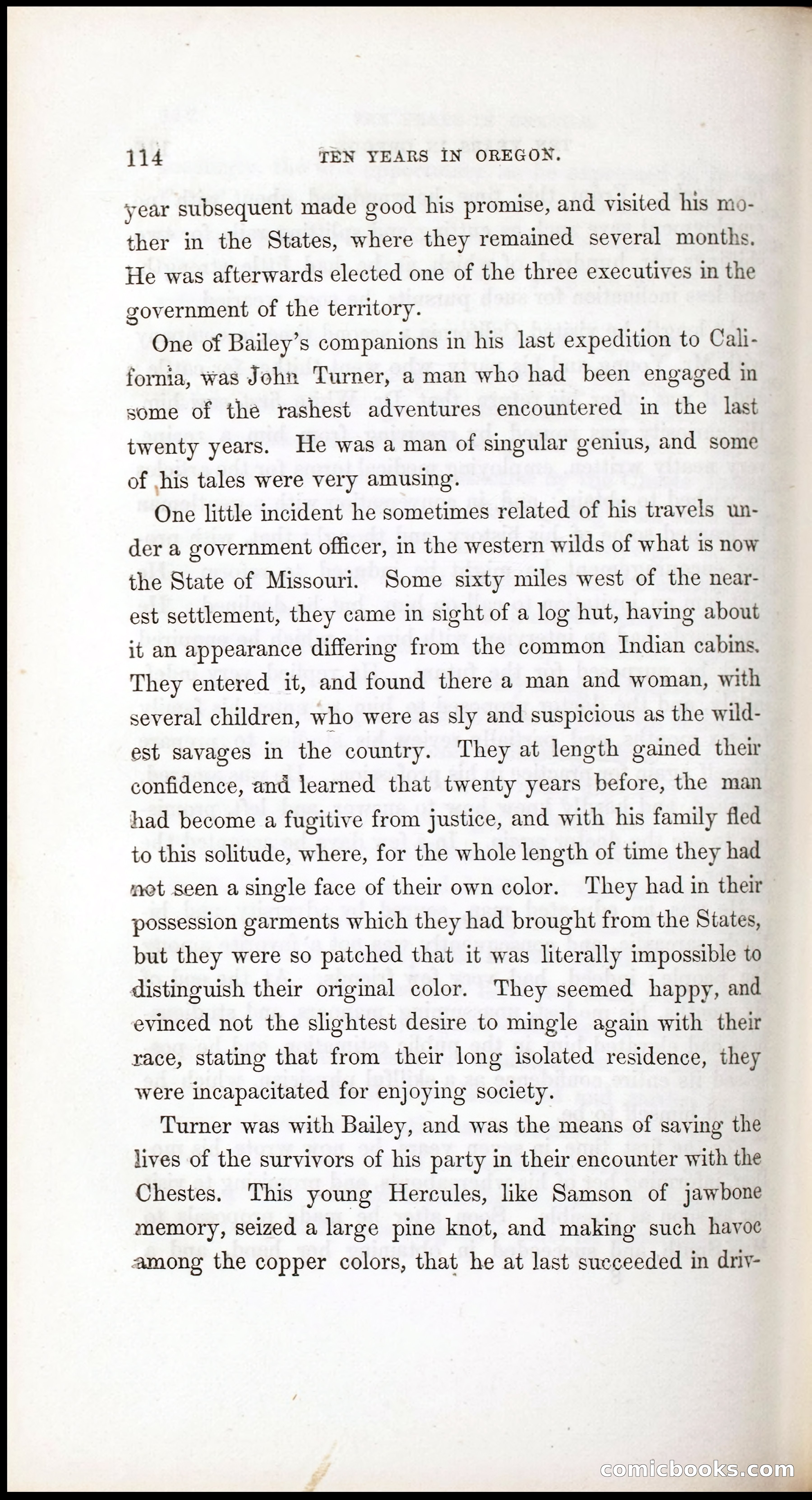 Thrilling Adventures, Travels, and Explorations of Dr. Elijah White Among the Rocky Mountains and in the Far West — page 122 of 394