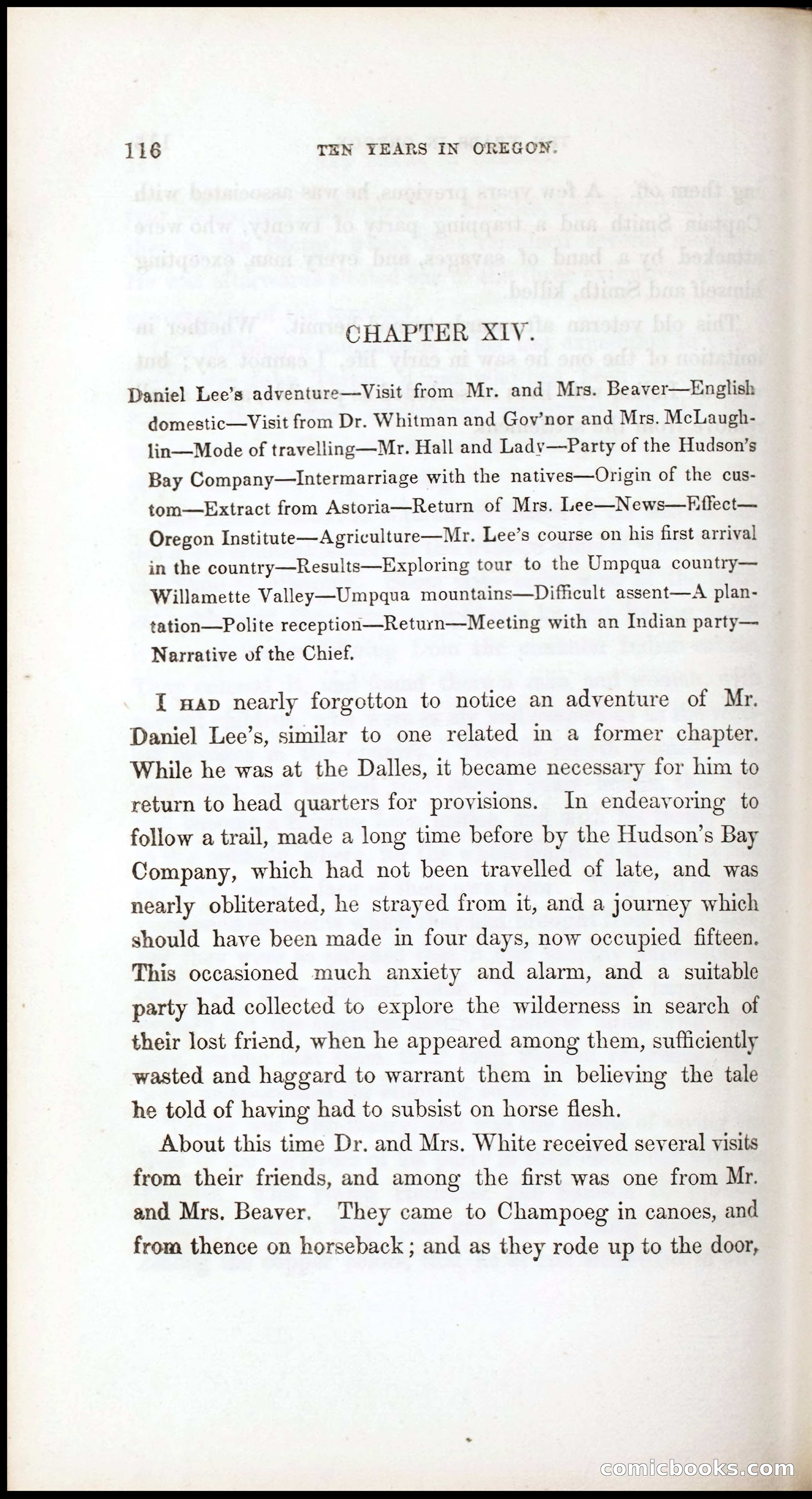 Thrilling Adventures, Travels, and Explorations of Dr. Elijah White Among the Rocky Mountains and in the Far West — page 124 of 394