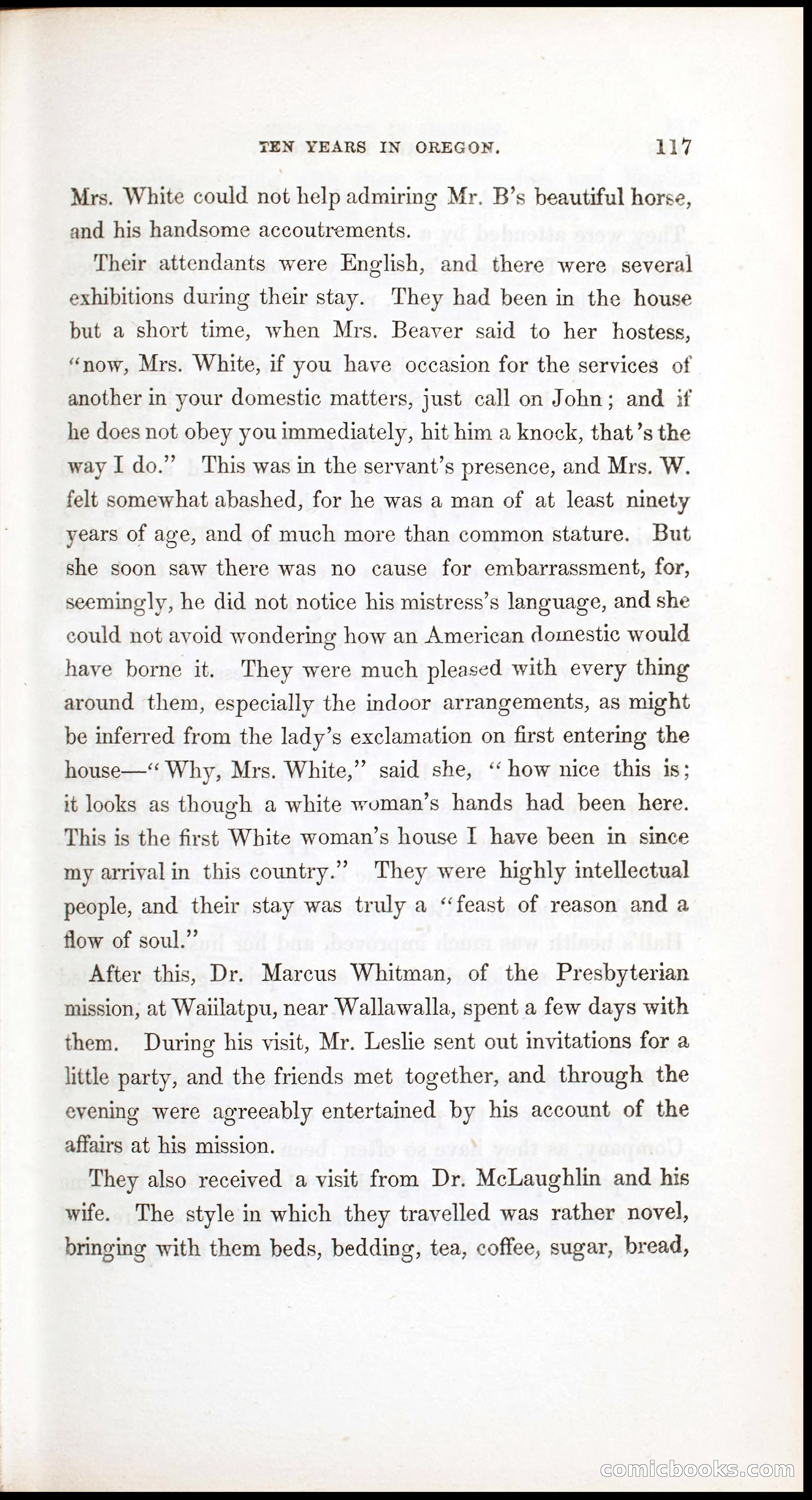 Thrilling Adventures, Travels, and Explorations of Dr. Elijah White Among the Rocky Mountains and in the Far West — page 125 of 394
