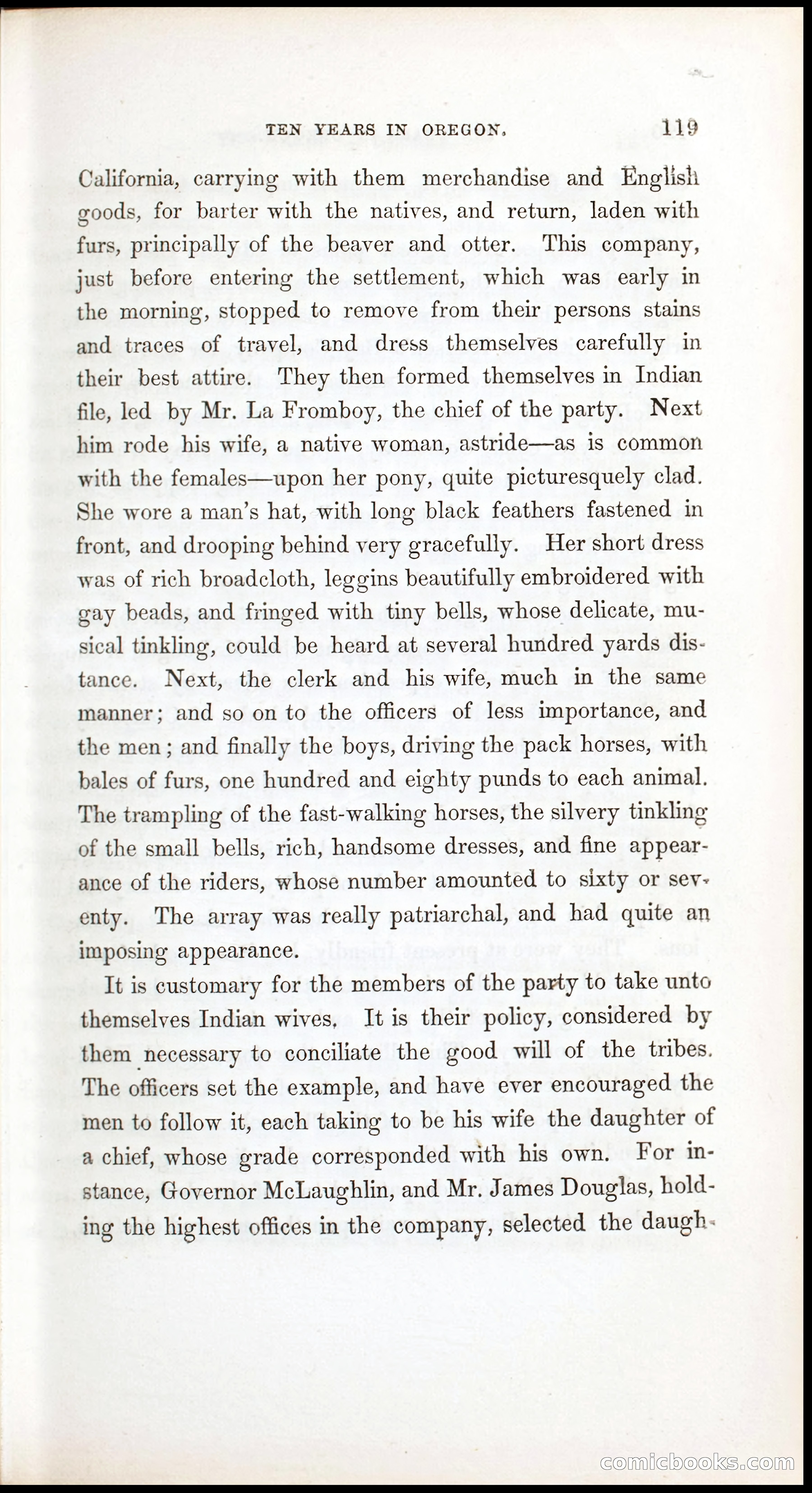 Thrilling Adventures, Travels, and Explorations of Dr. Elijah White Among the Rocky Mountains and in the Far West — page 127 of 394