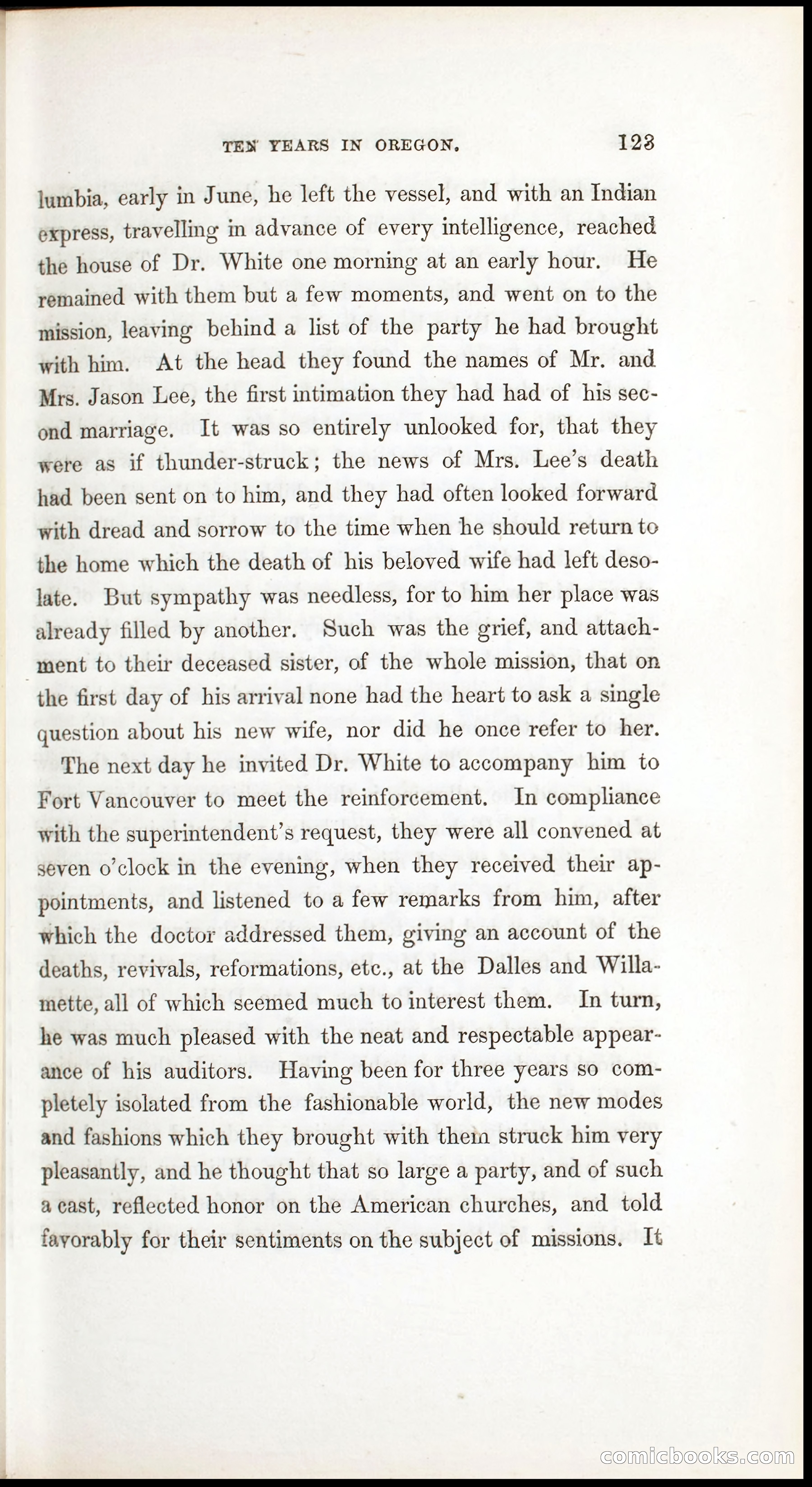 Thrilling Adventures, Travels, and Explorations of Dr. Elijah White Among the Rocky Mountains and in the Far West — page 131 of 394