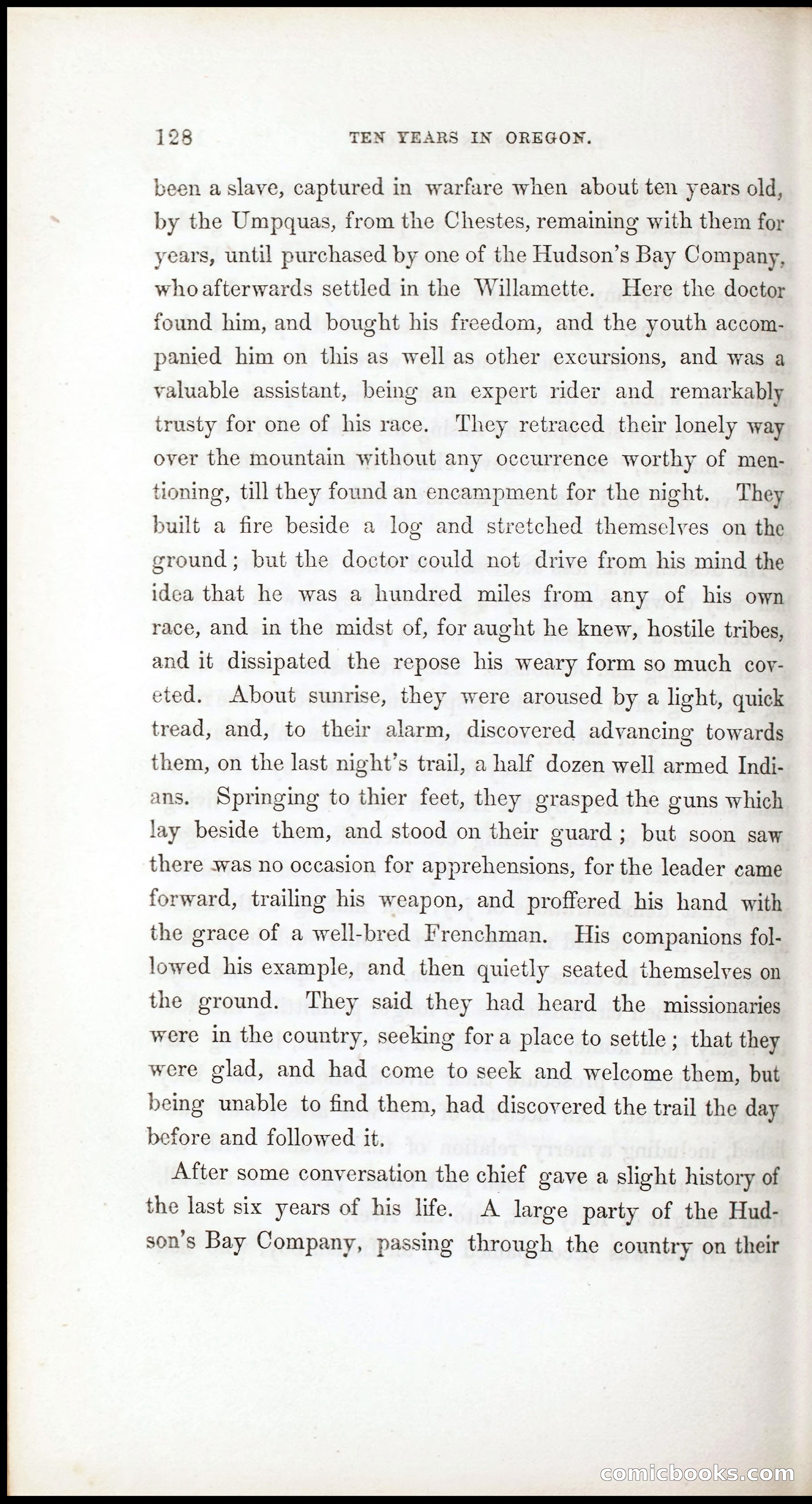 Thrilling Adventures, Travels, and Explorations of Dr. Elijah White Among the Rocky Mountains and in the Far West — page 136 of 394