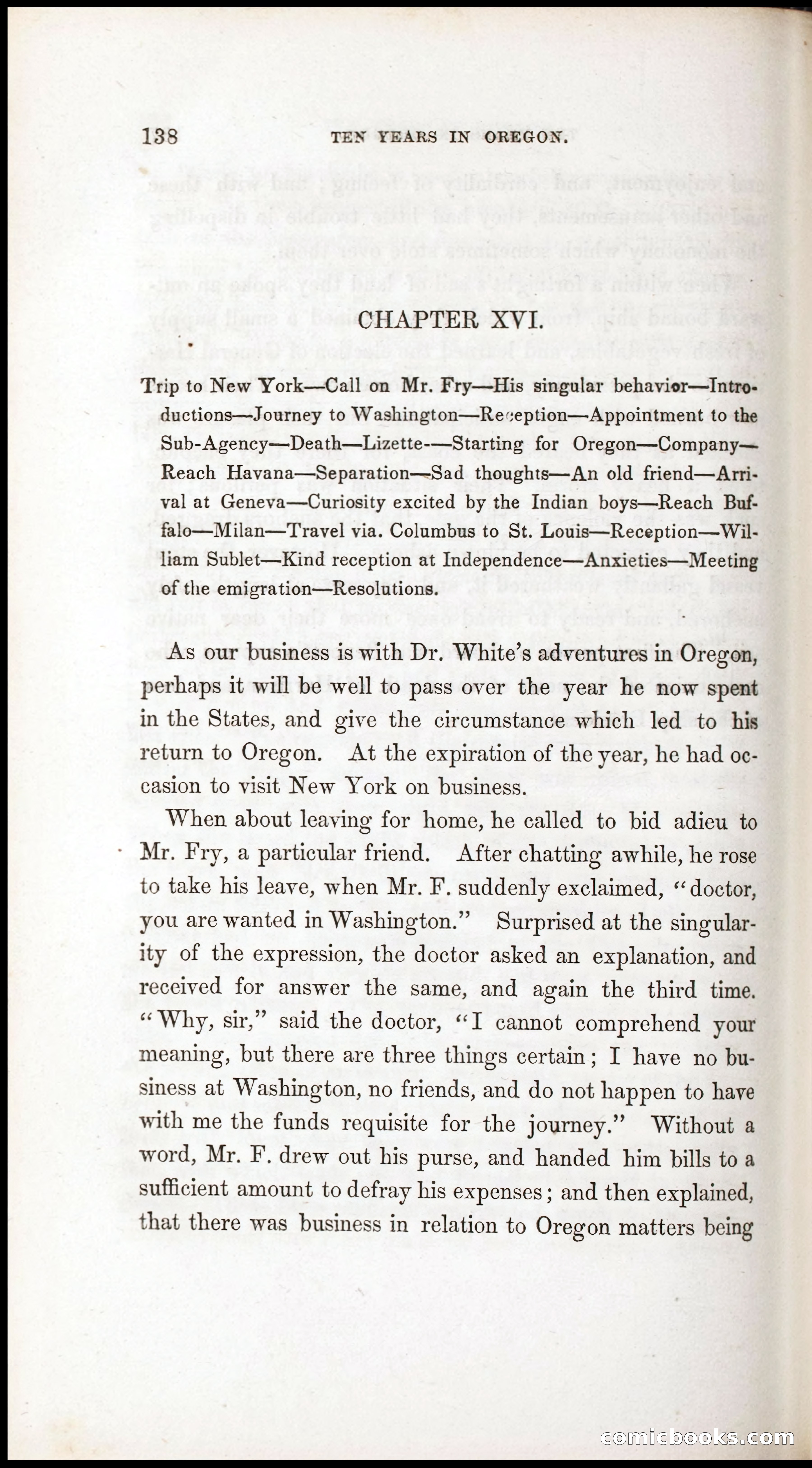 Thrilling Adventures, Travels, and Explorations of Dr. Elijah White Among the Rocky Mountains and in the Far West — page 146 of 394