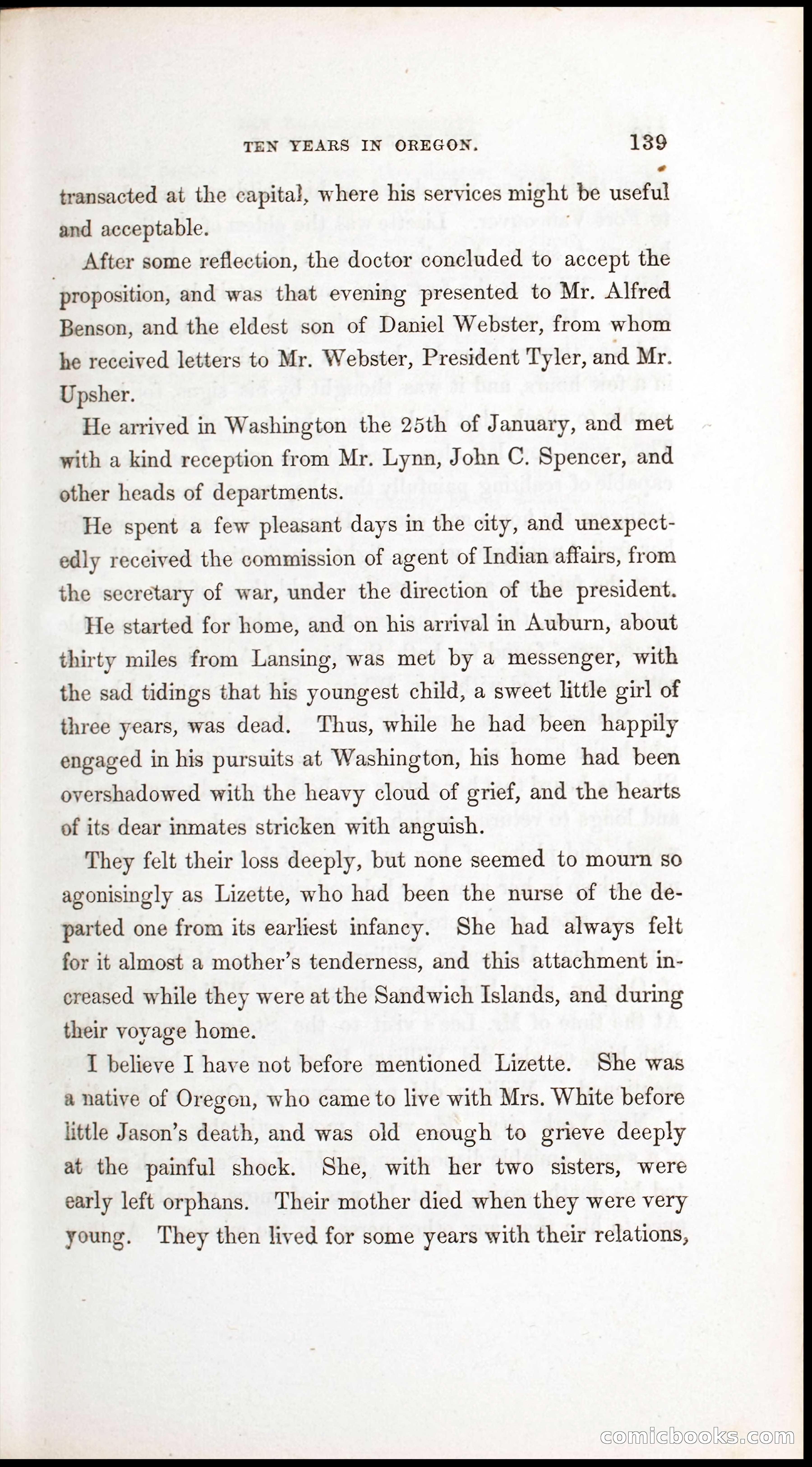 Thrilling Adventures, Travels, and Explorations of Dr. Elijah White Among the Rocky Mountains and in the Far West — page 147 of 394