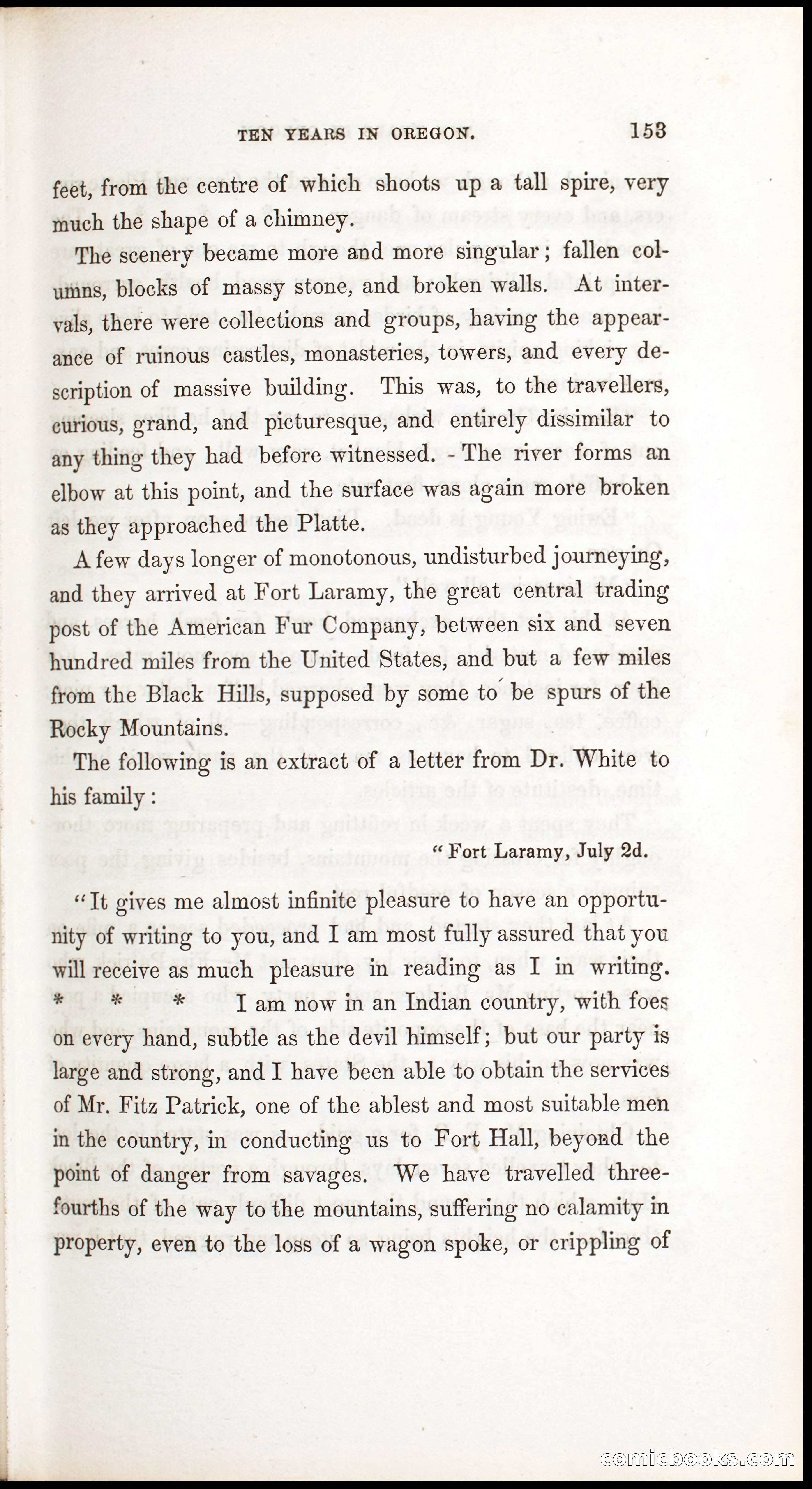 Thrilling Adventures, Travels, and Explorations of Dr. Elijah White Among the Rocky Mountains and in the Far West — page 161 of 394