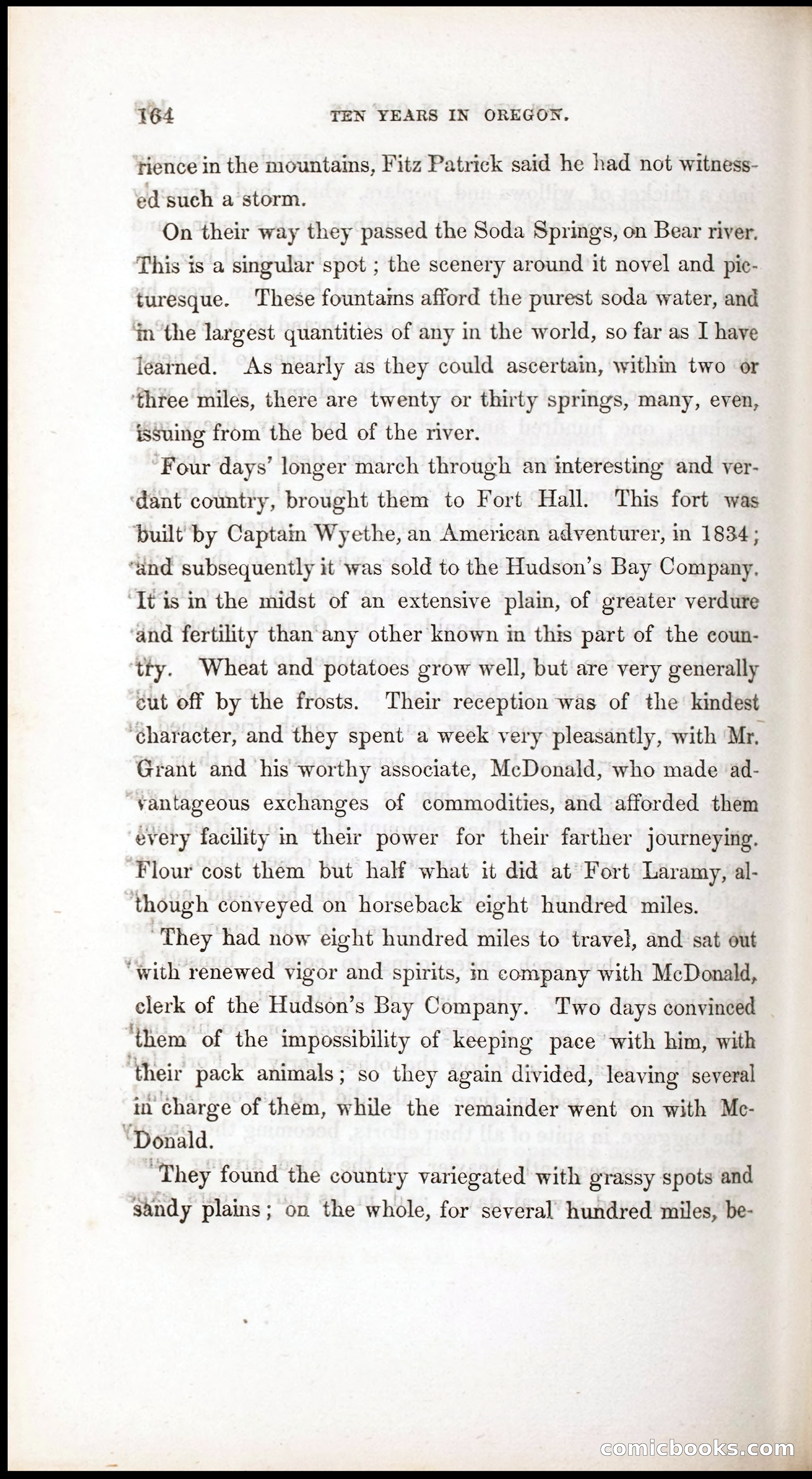Thrilling Adventures, Travels, and Explorations of Dr. Elijah White Among the Rocky Mountains and in the Far West — page 172 of 394