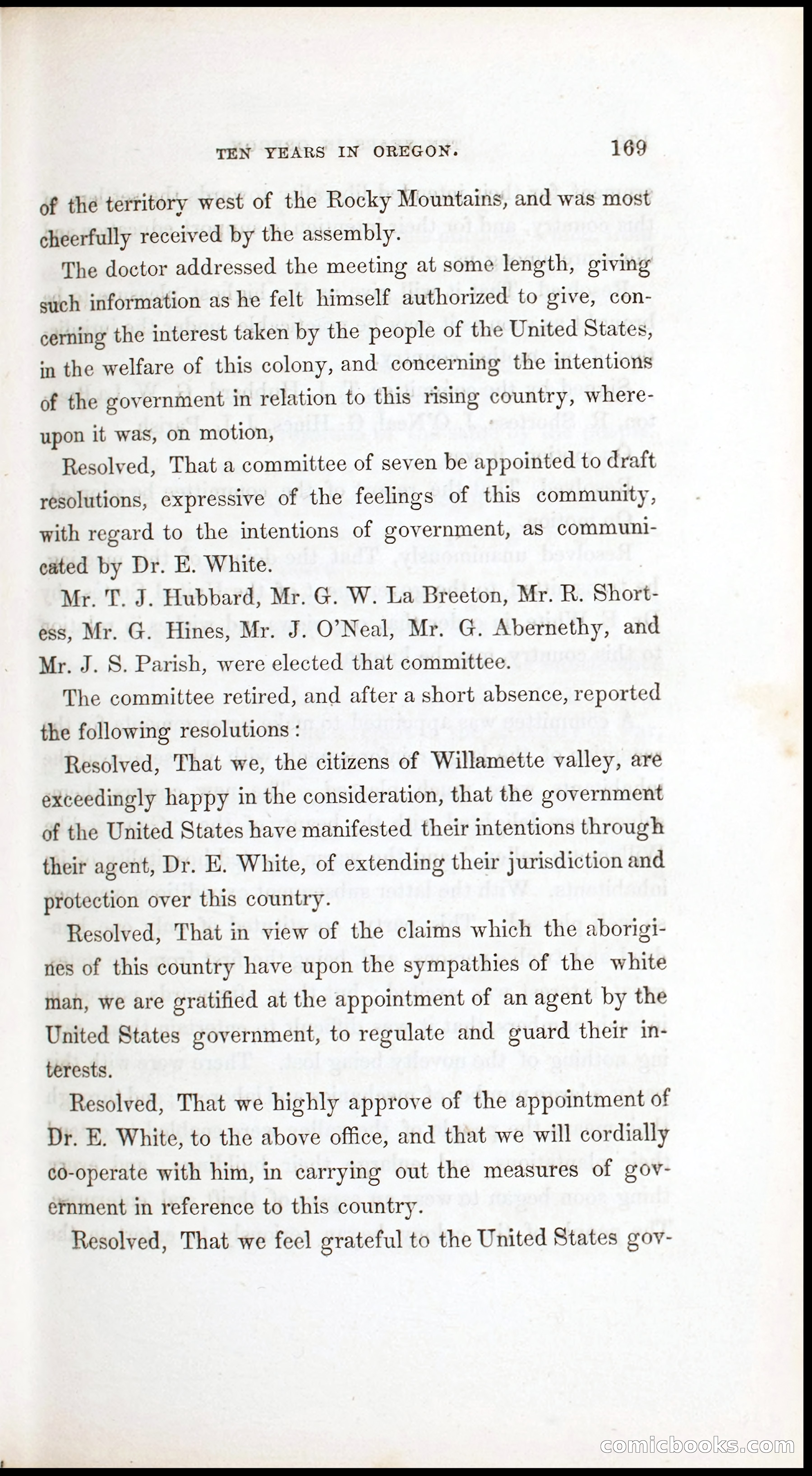 Thrilling Adventures, Travels, and Explorations of Dr. Elijah White Among the Rocky Mountains and in the Far West — page 177 of 394