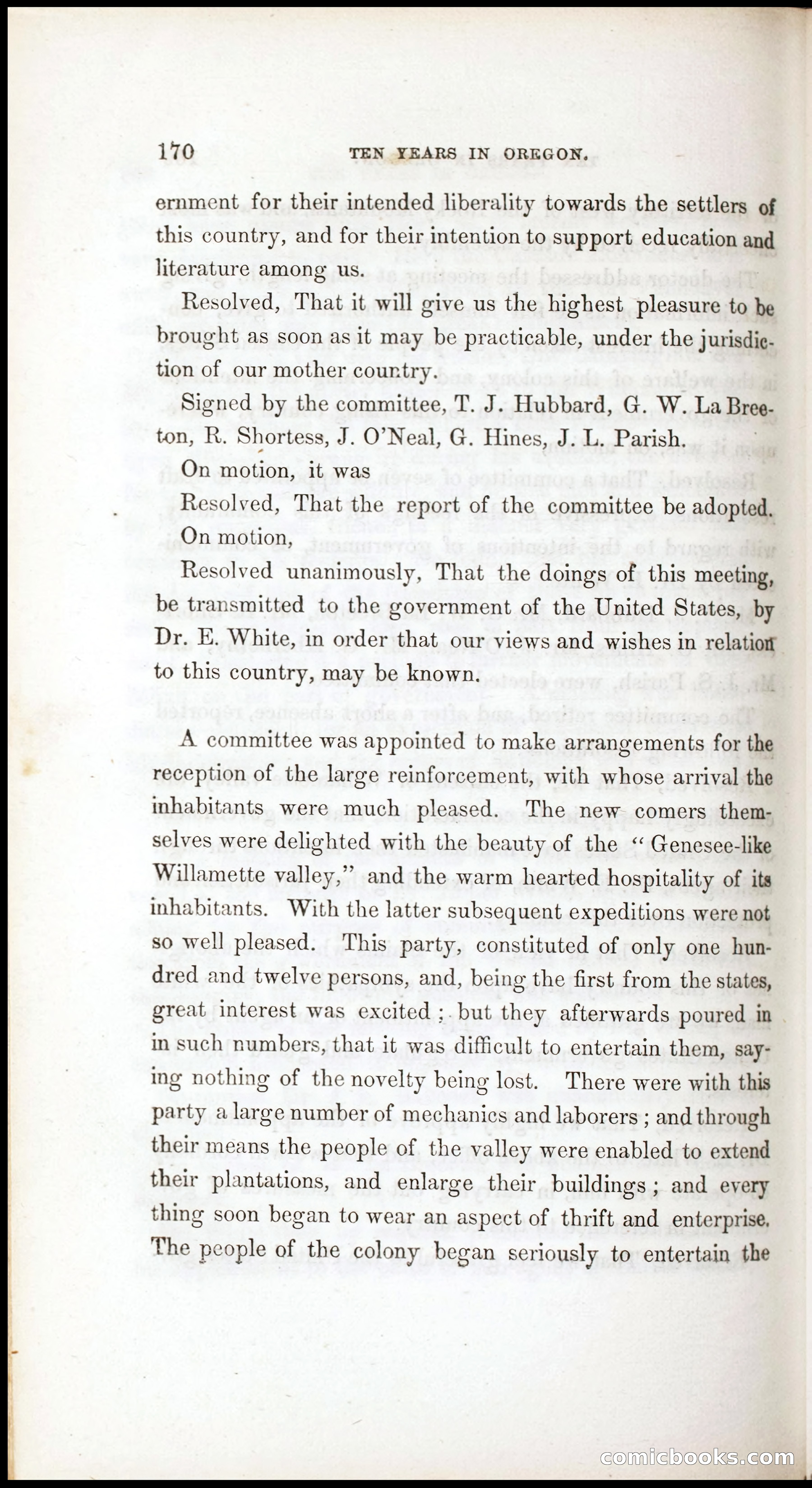 Thrilling Adventures, Travels, and Explorations of Dr. Elijah White Among the Rocky Mountains and in the Far West — page 178 of 394