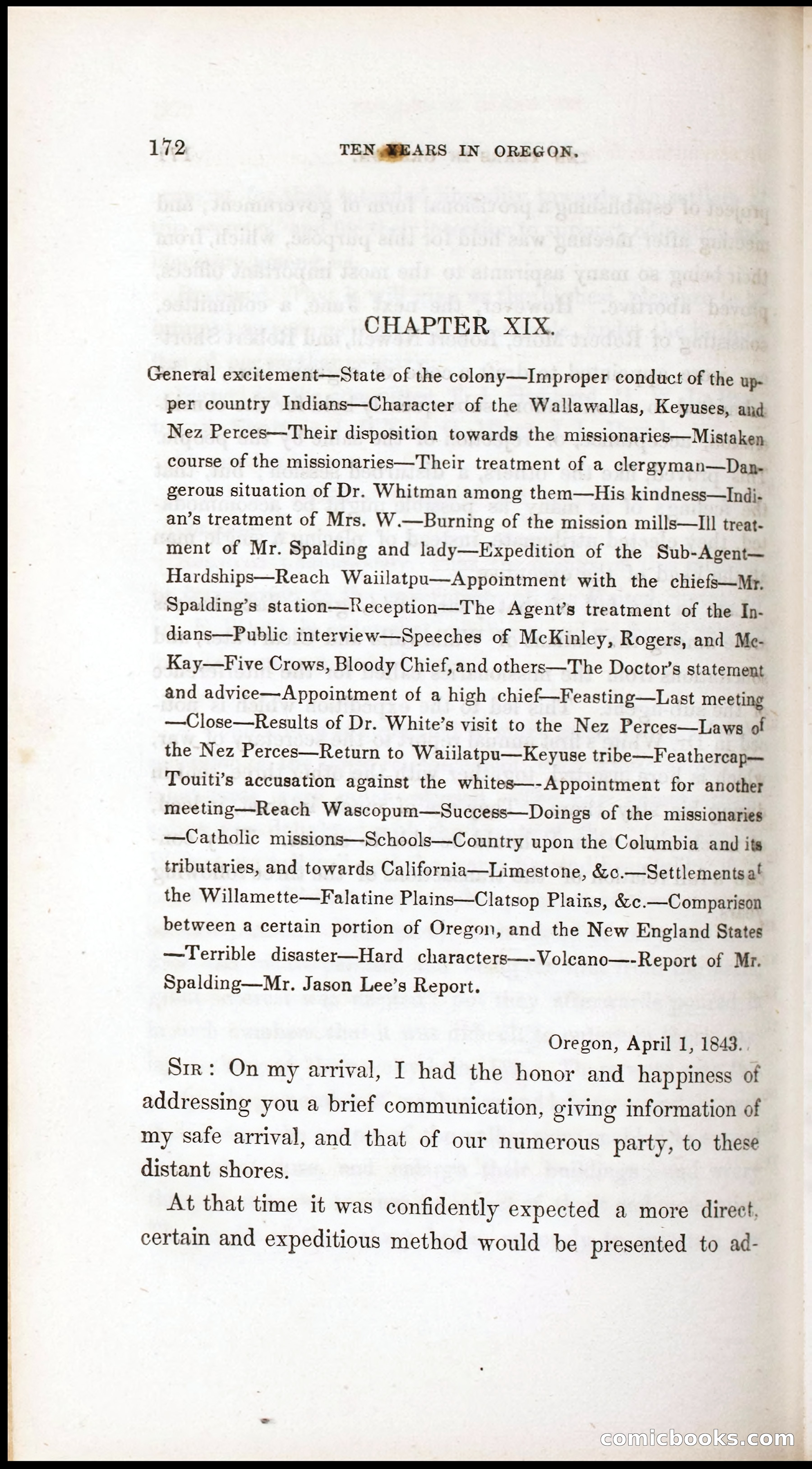 Thrilling Adventures, Travels, and Explorations of Dr. Elijah White Among the Rocky Mountains and in the Far West — page 180 of 394