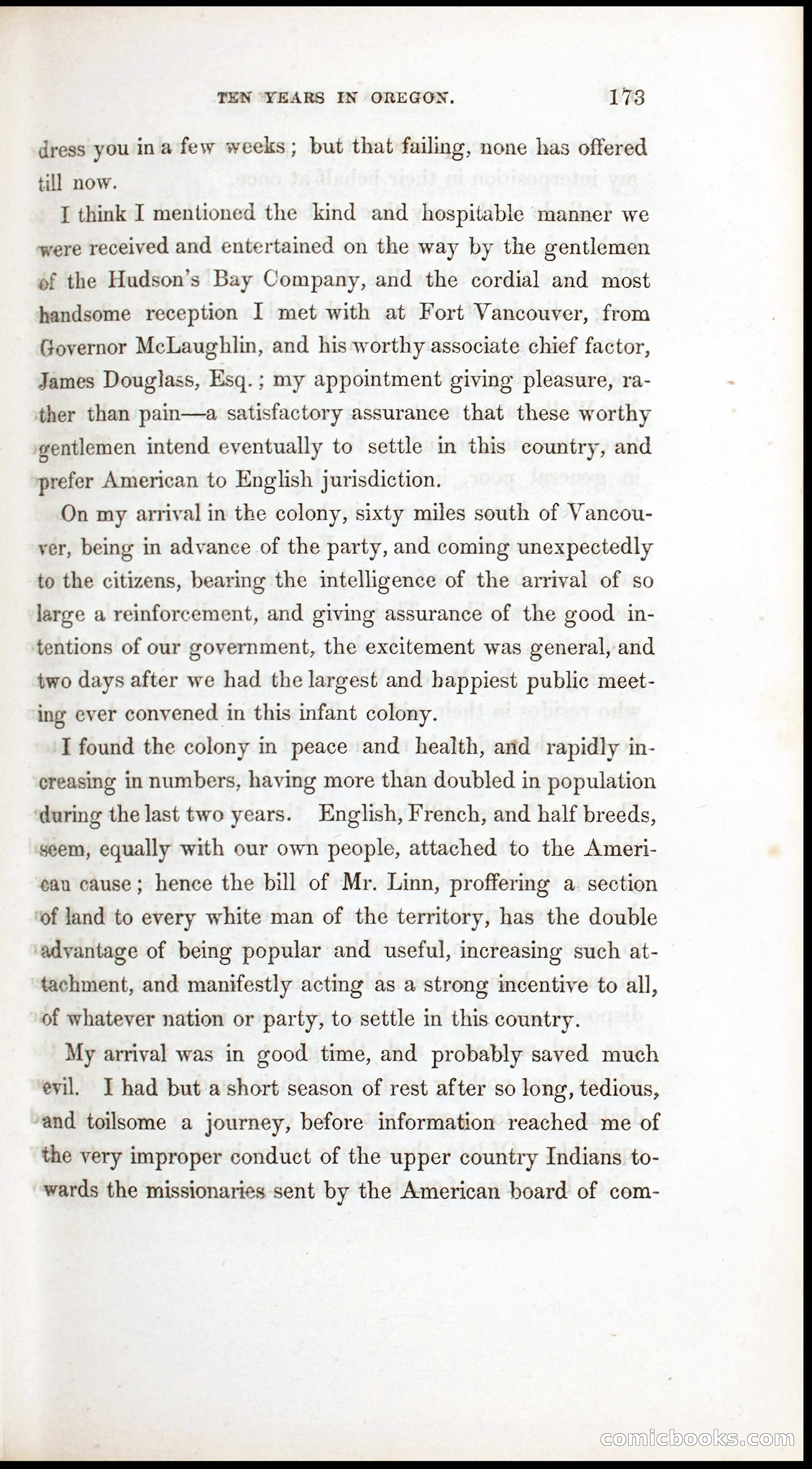 Thrilling Adventures, Travels, and Explorations of Dr. Elijah White Among the Rocky Mountains and in the Far West — page 181 of 394
