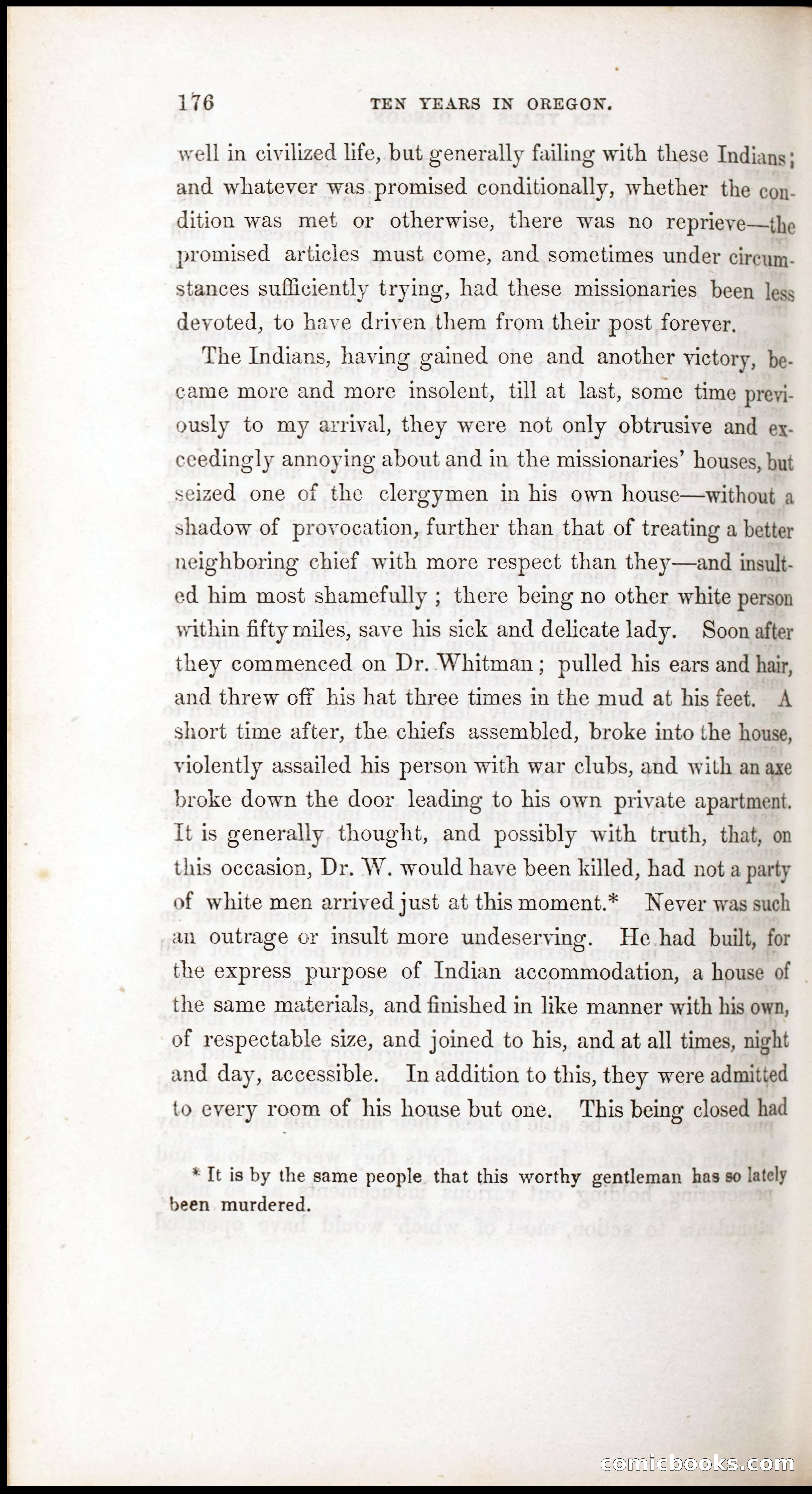 Thrilling Adventures, Travels, and Explorations of Dr. Elijah White Among the Rocky Mountains and in the Far West — page 184 of 394
