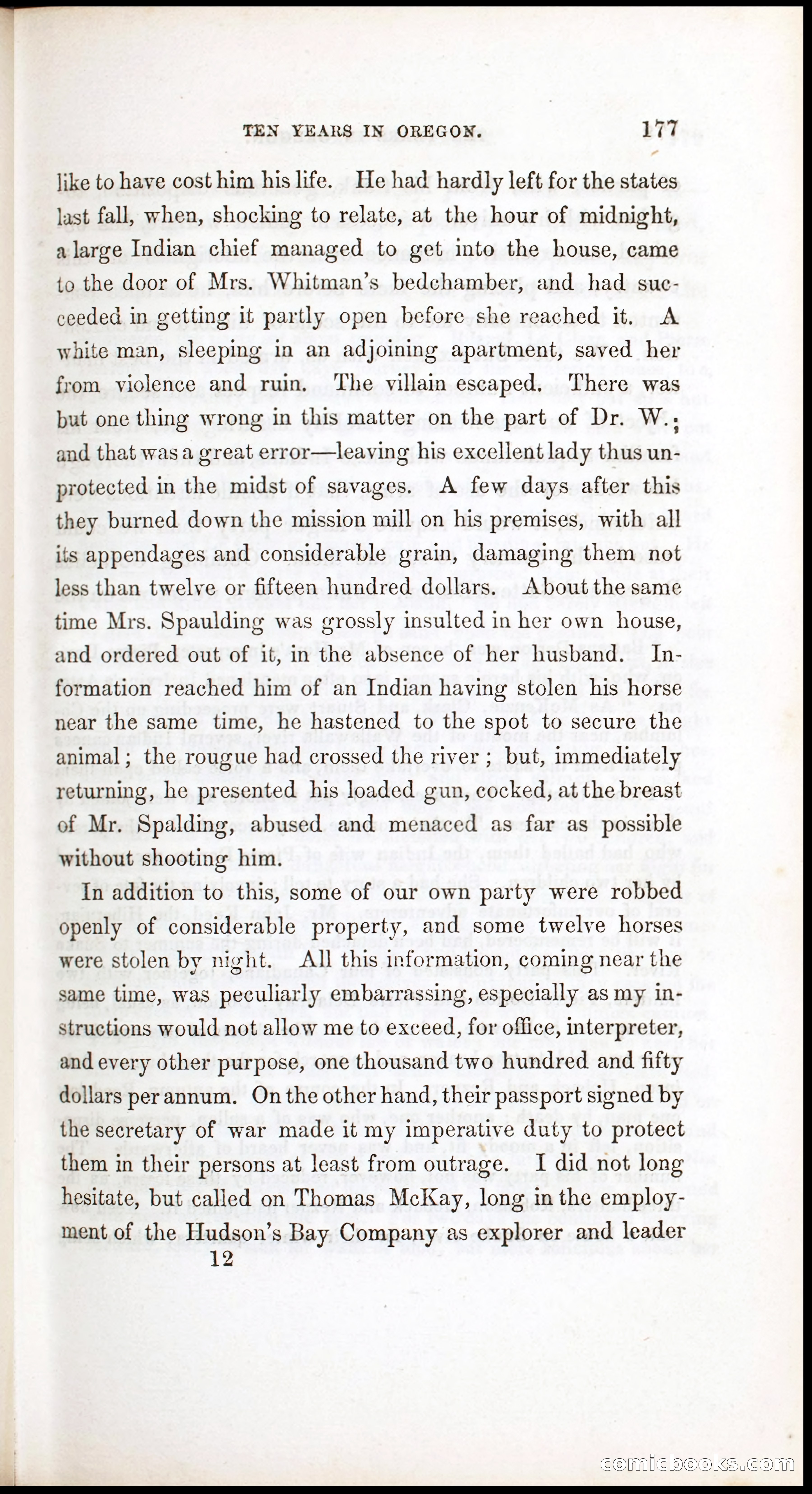 Thrilling Adventures, Travels, and Explorations of Dr. Elijah White Among the Rocky Mountains and in the Far West — page 185 of 394