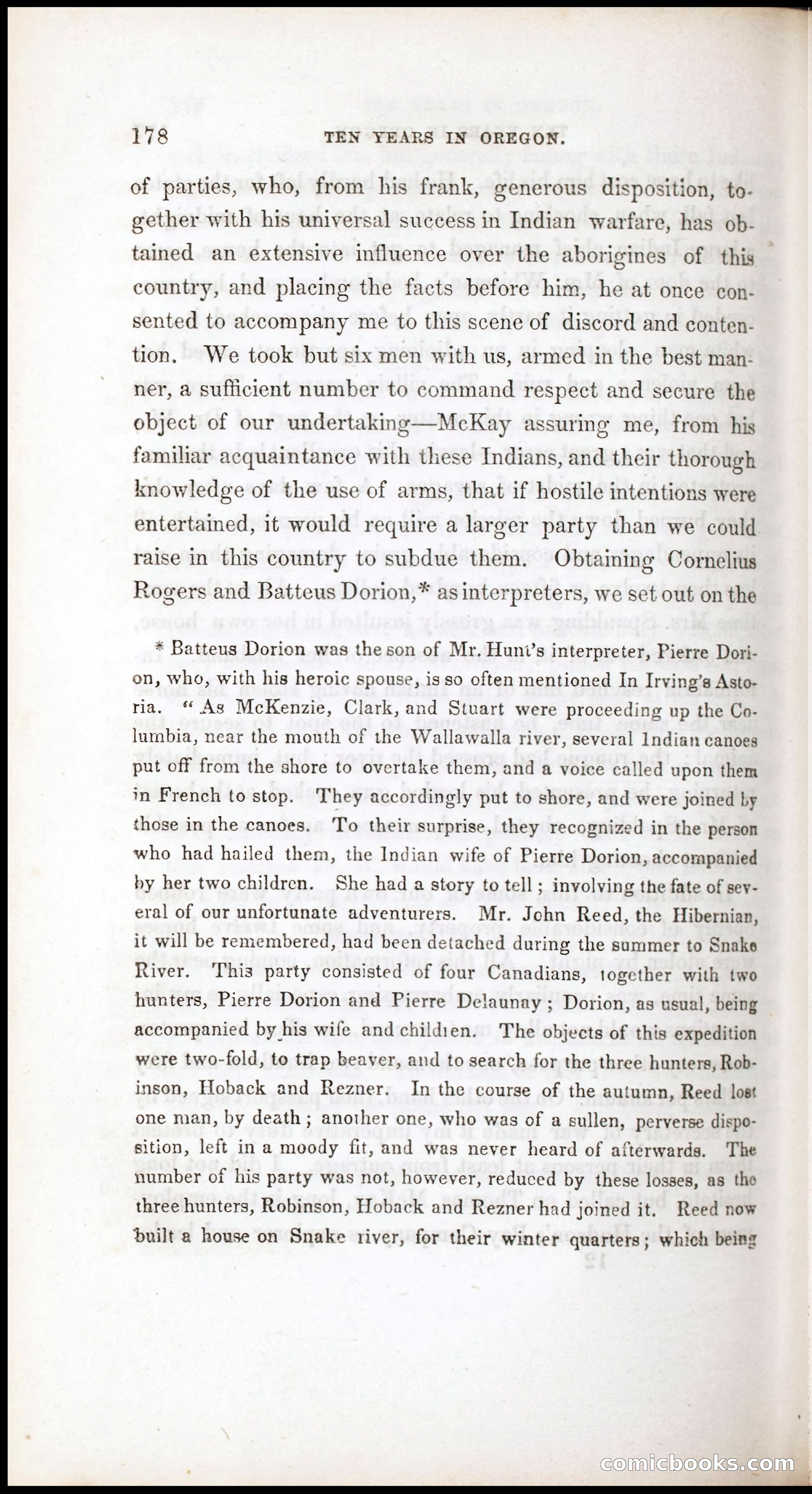 Thrilling Adventures, Travels, and Explorations of Dr. Elijah White Among the Rocky Mountains and in the Far West — page 186 of 394