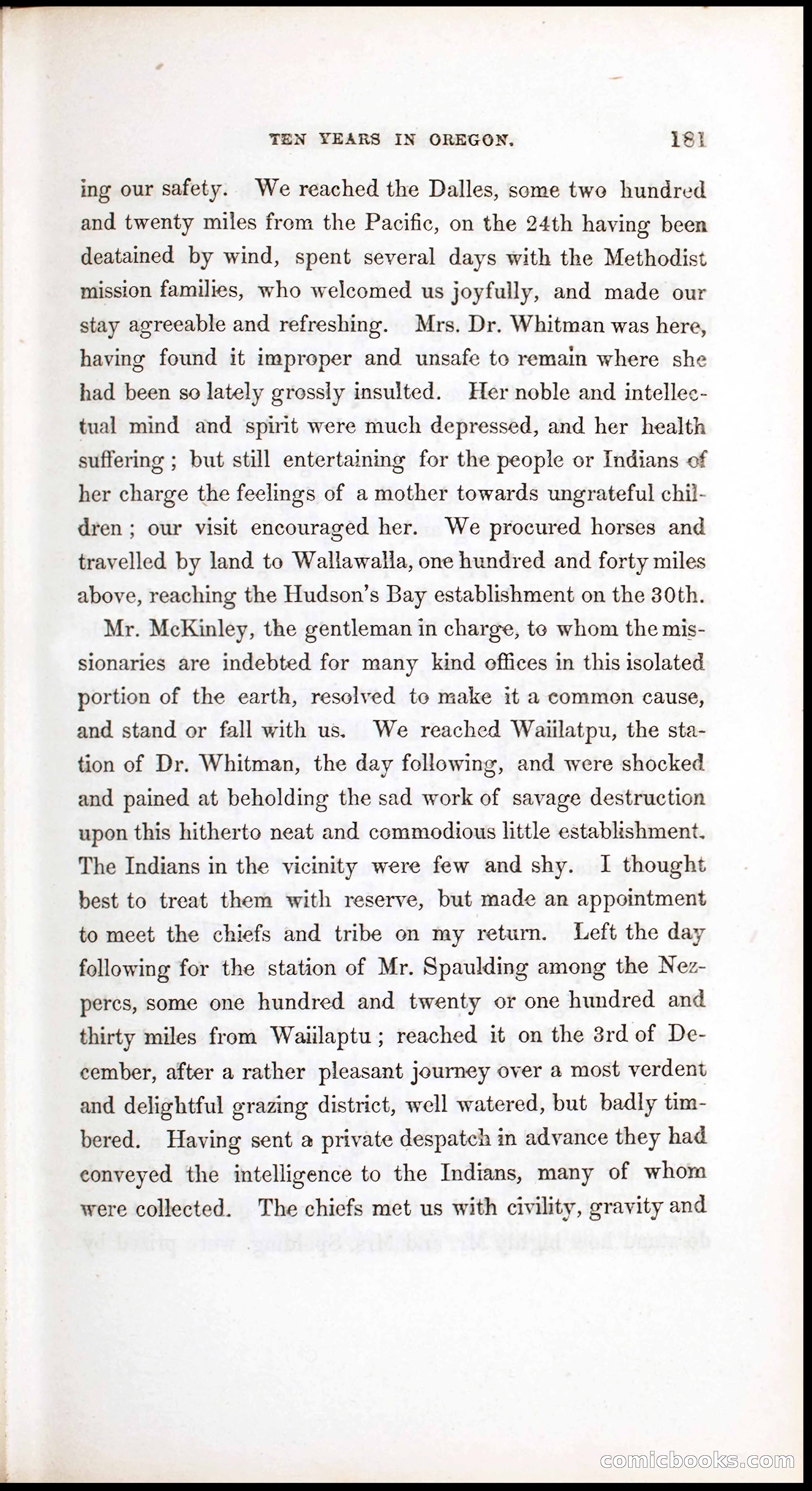 Thrilling Adventures, Travels, and Explorations of Dr. Elijah White Among the Rocky Mountains and in the Far West — page 189 of 394