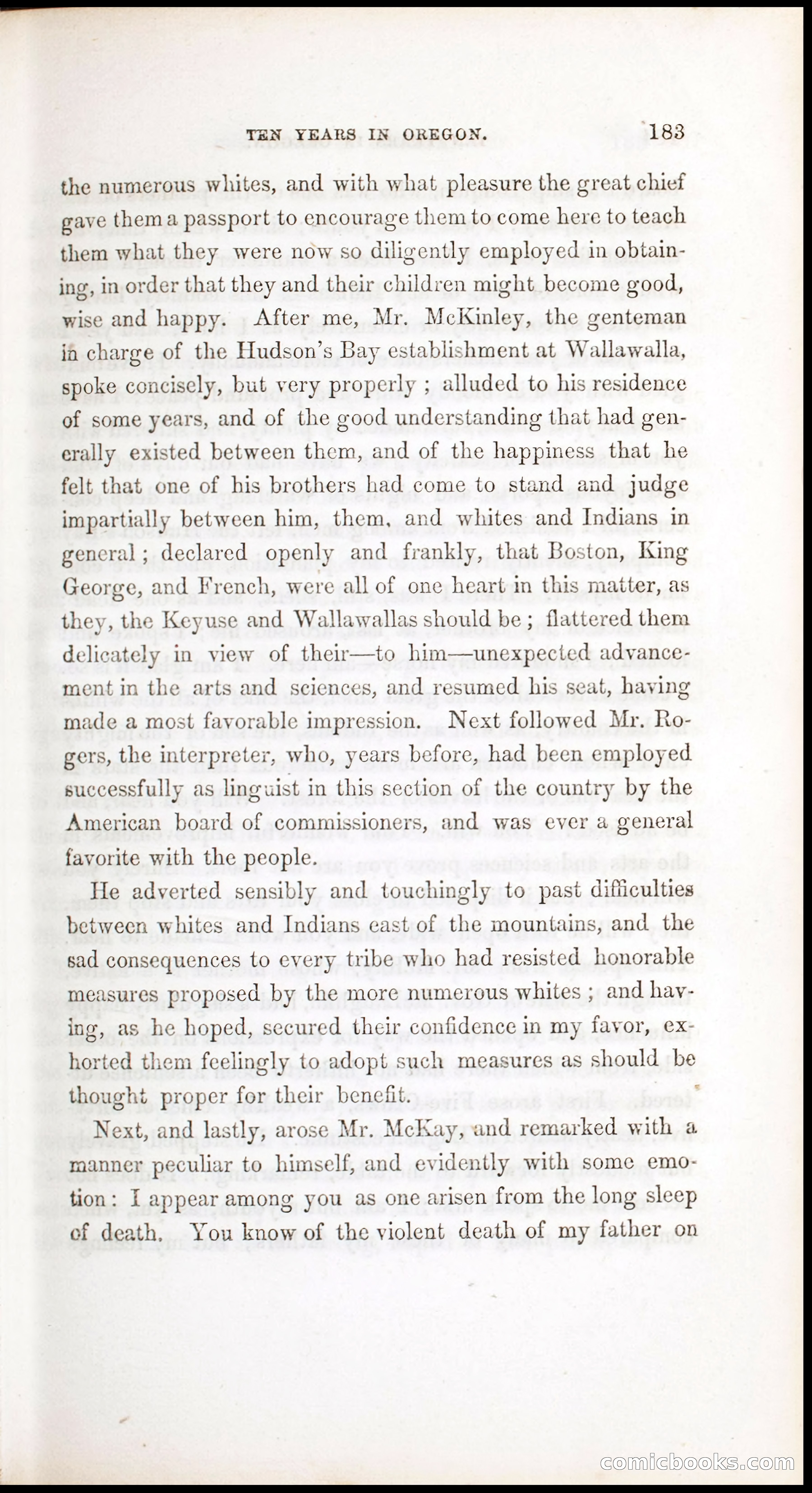 Thrilling Adventures, Travels, and Explorations of Dr. Elijah White Among the Rocky Mountains and in the Far West — page 191 of 394