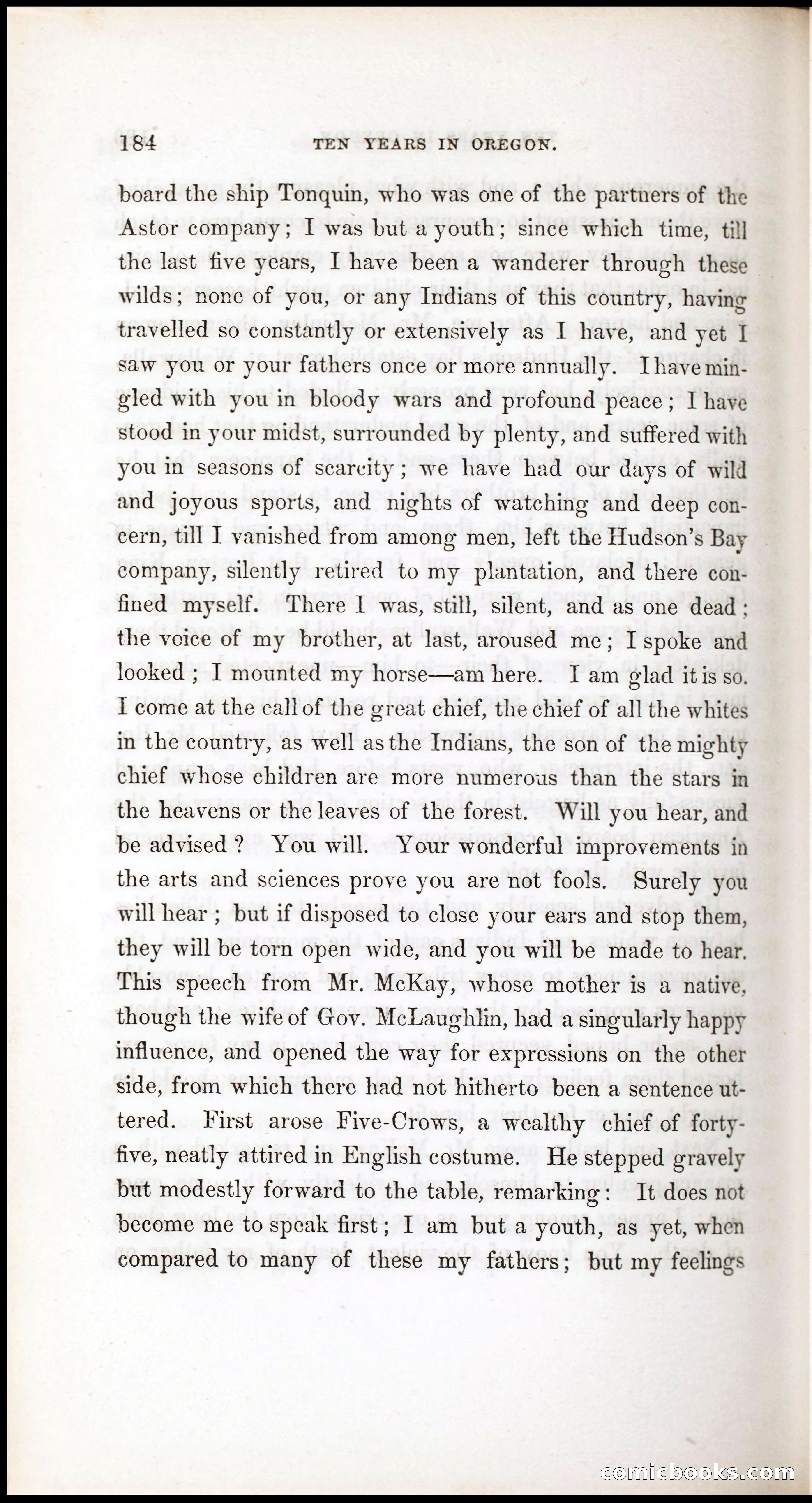 Thrilling Adventures, Travels, and Explorations of Dr. Elijah White Among the Rocky Mountains and in the Far West — page 192 of 394