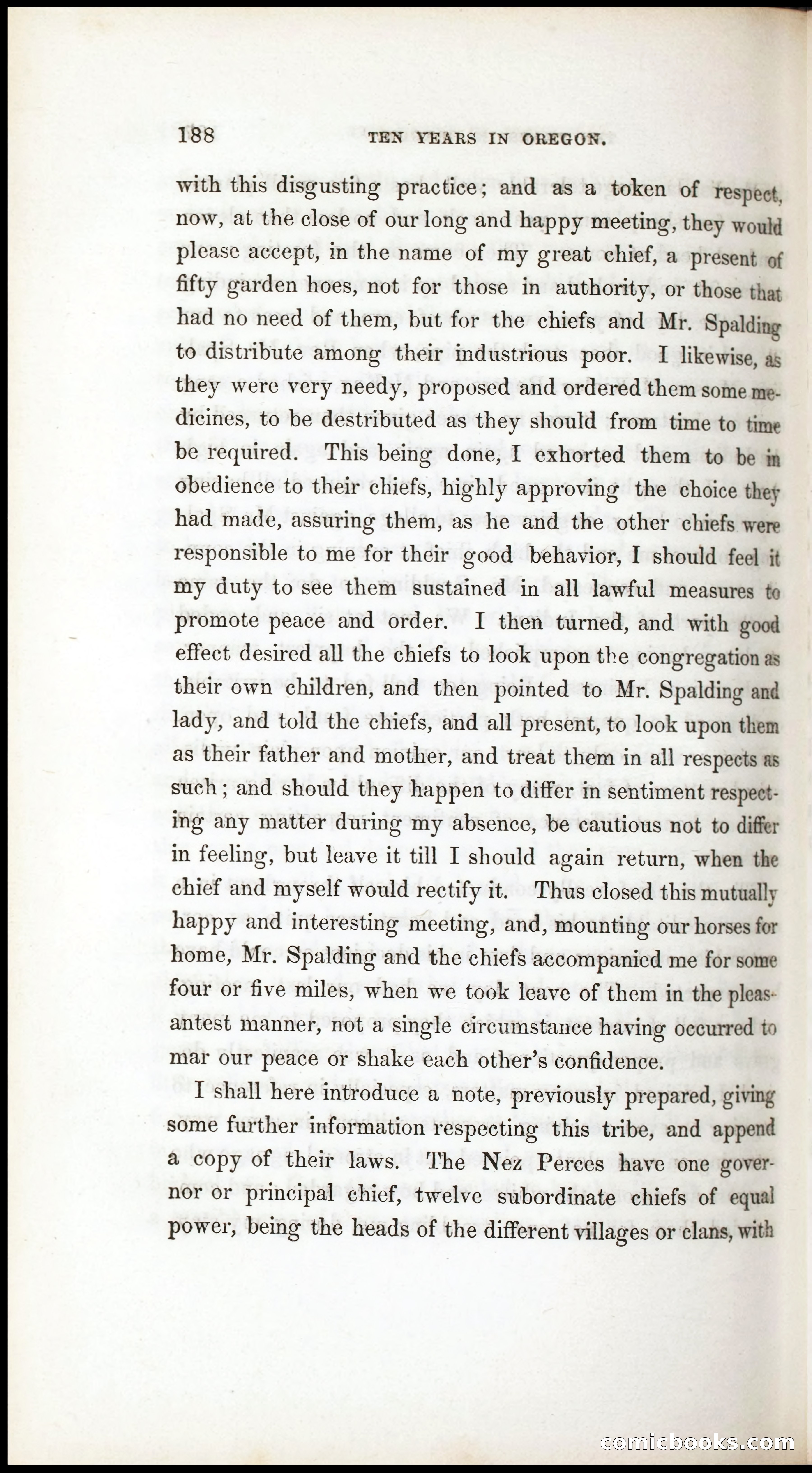 Thrilling Adventures, Travels, and Explorations of Dr. Elijah White Among the Rocky Mountains and in the Far West — page 196 of 394