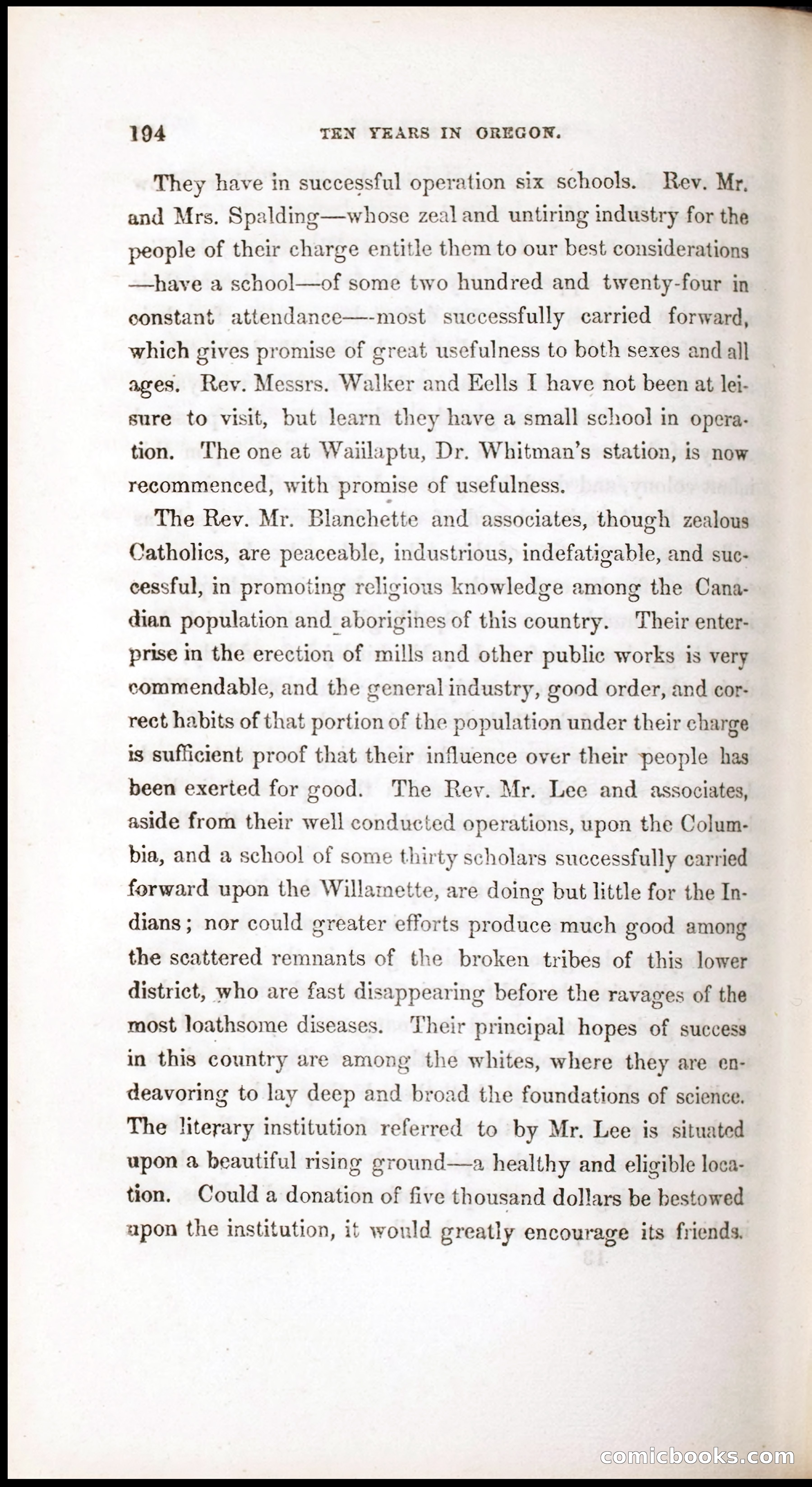 Thrilling Adventures, Travels, and Explorations of Dr. Elijah White Among the Rocky Mountains and in the Far West — page 202 of 394