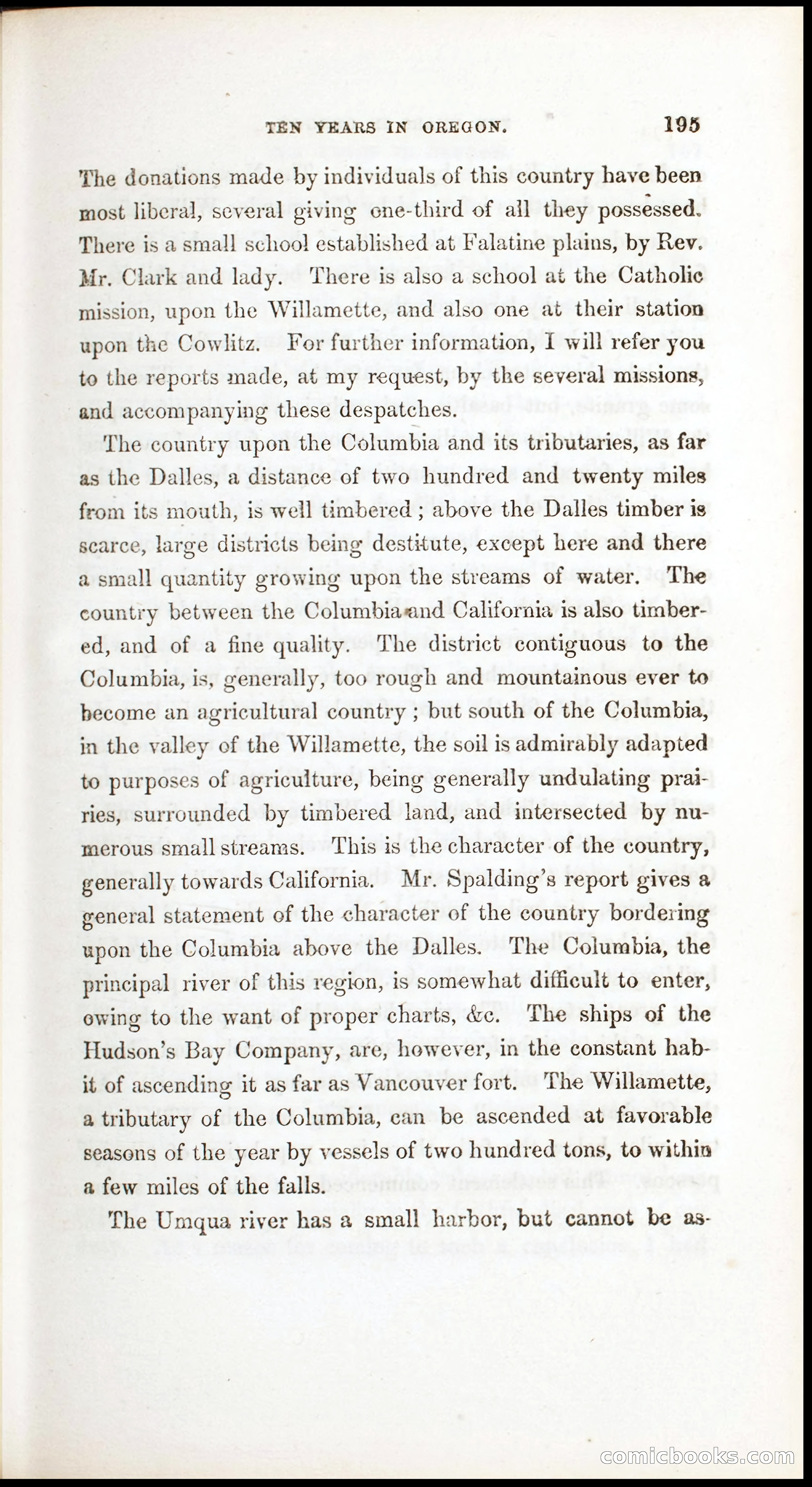 Thrilling Adventures, Travels, and Explorations of Dr. Elijah White Among the Rocky Mountains and in the Far West — page 203 of 394