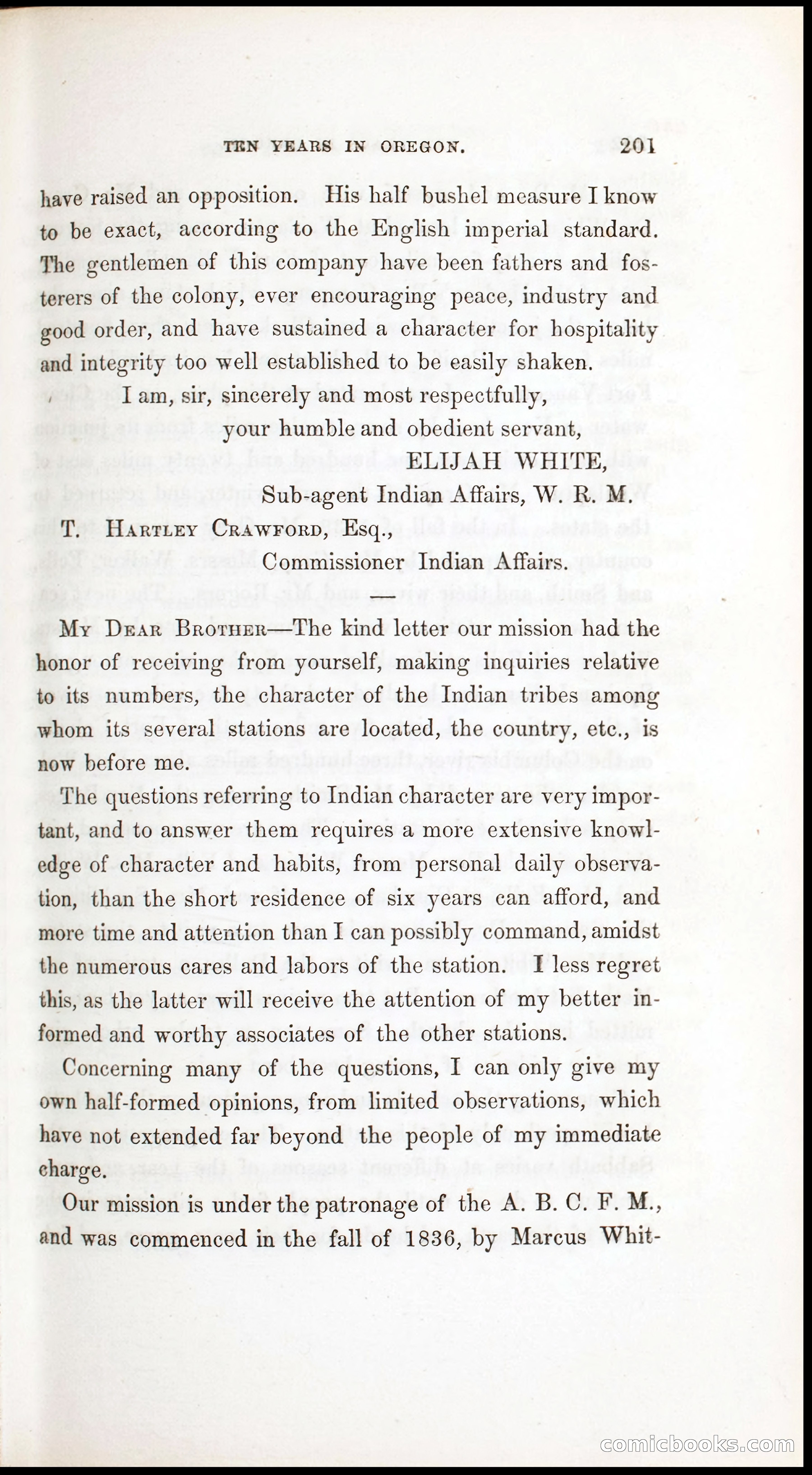 Thrilling Adventures, Travels, and Explorations of Dr. Elijah White Among the Rocky Mountains and in the Far West — page 209 of 394