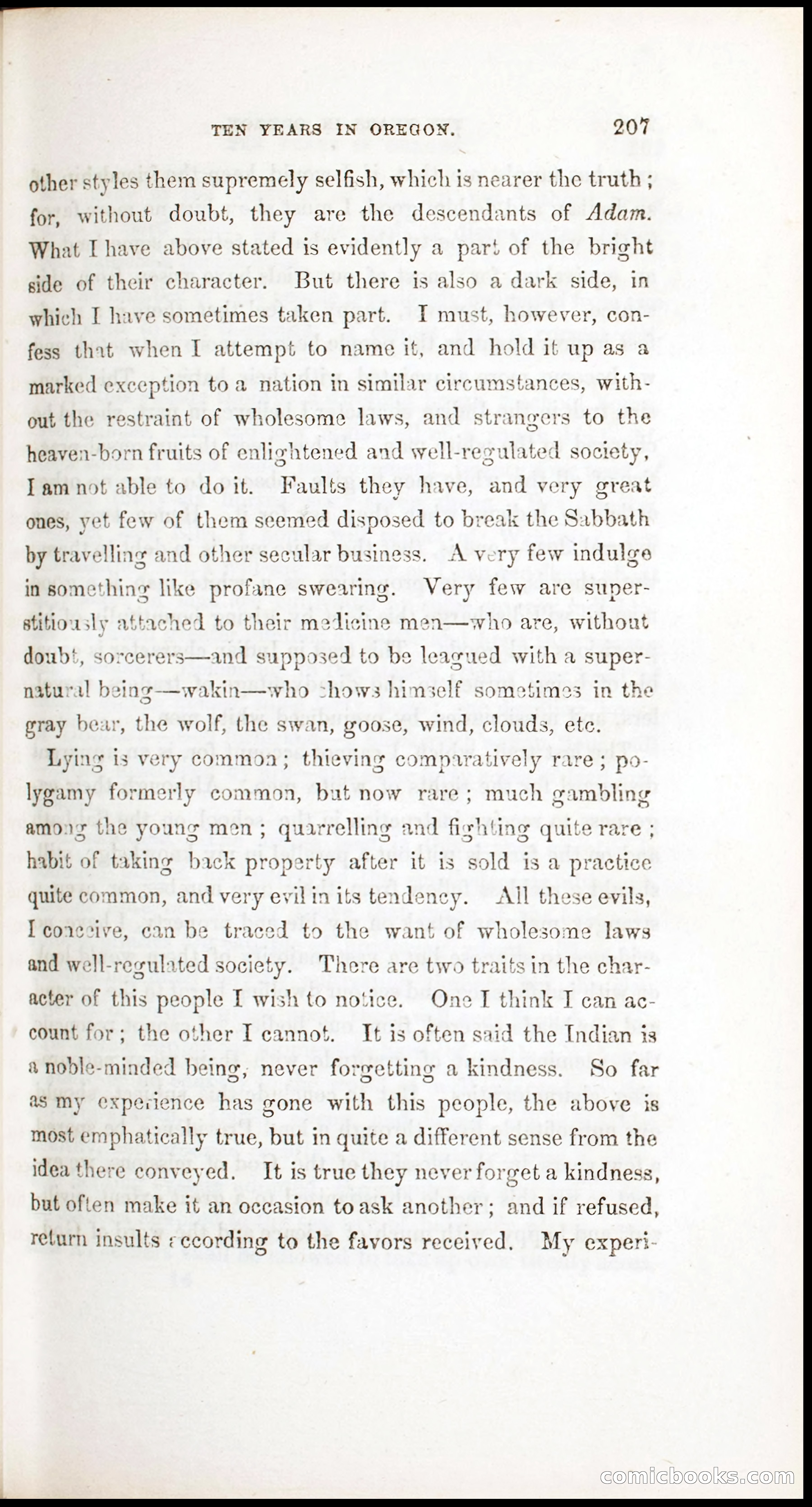 Thrilling Adventures, Travels, and Explorations of Dr. Elijah White Among the Rocky Mountains and in the Far West — page 215 of 394