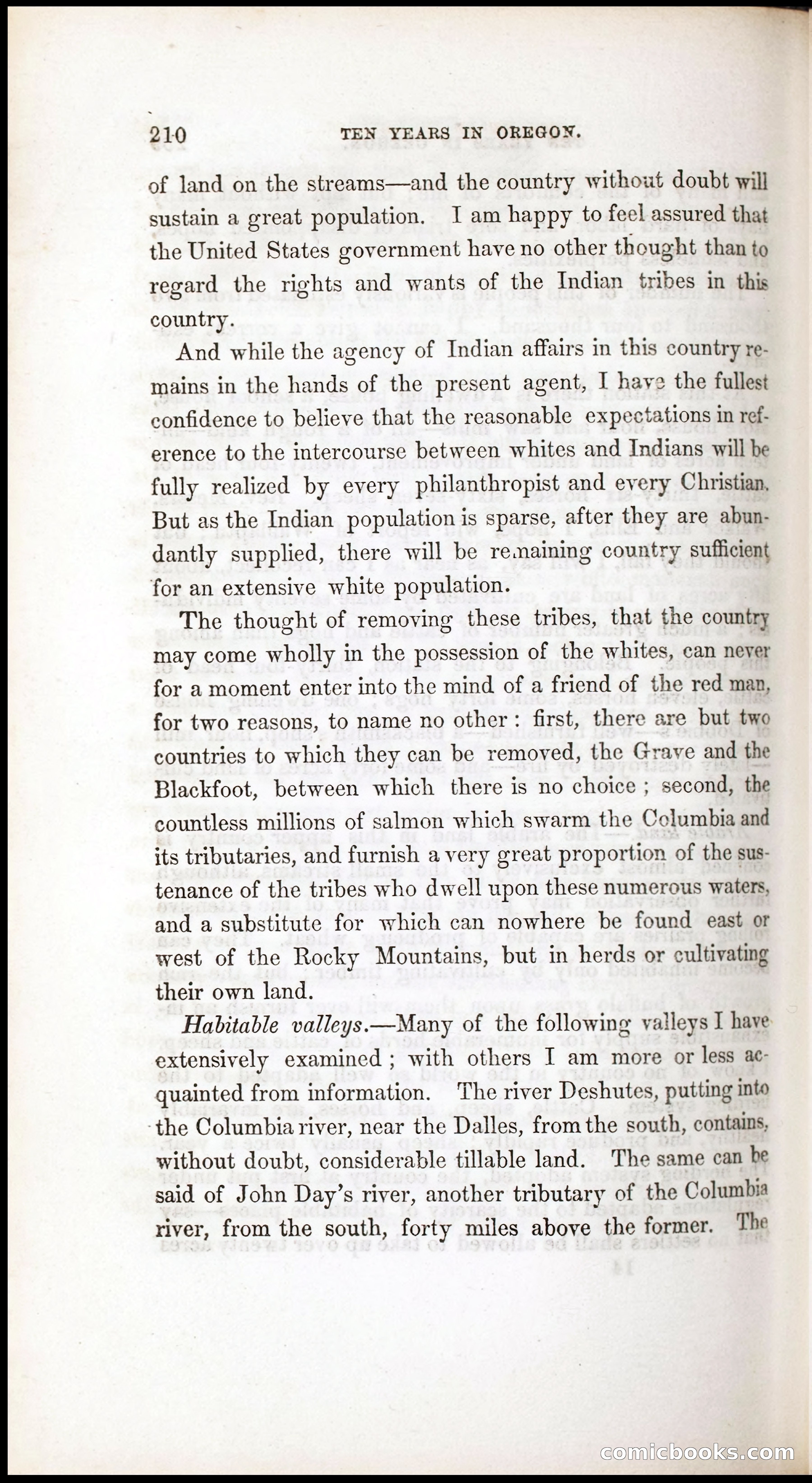 Thrilling Adventures, Travels, and Explorations of Dr. Elijah White Among the Rocky Mountains and in the Far West — page 218 of 394