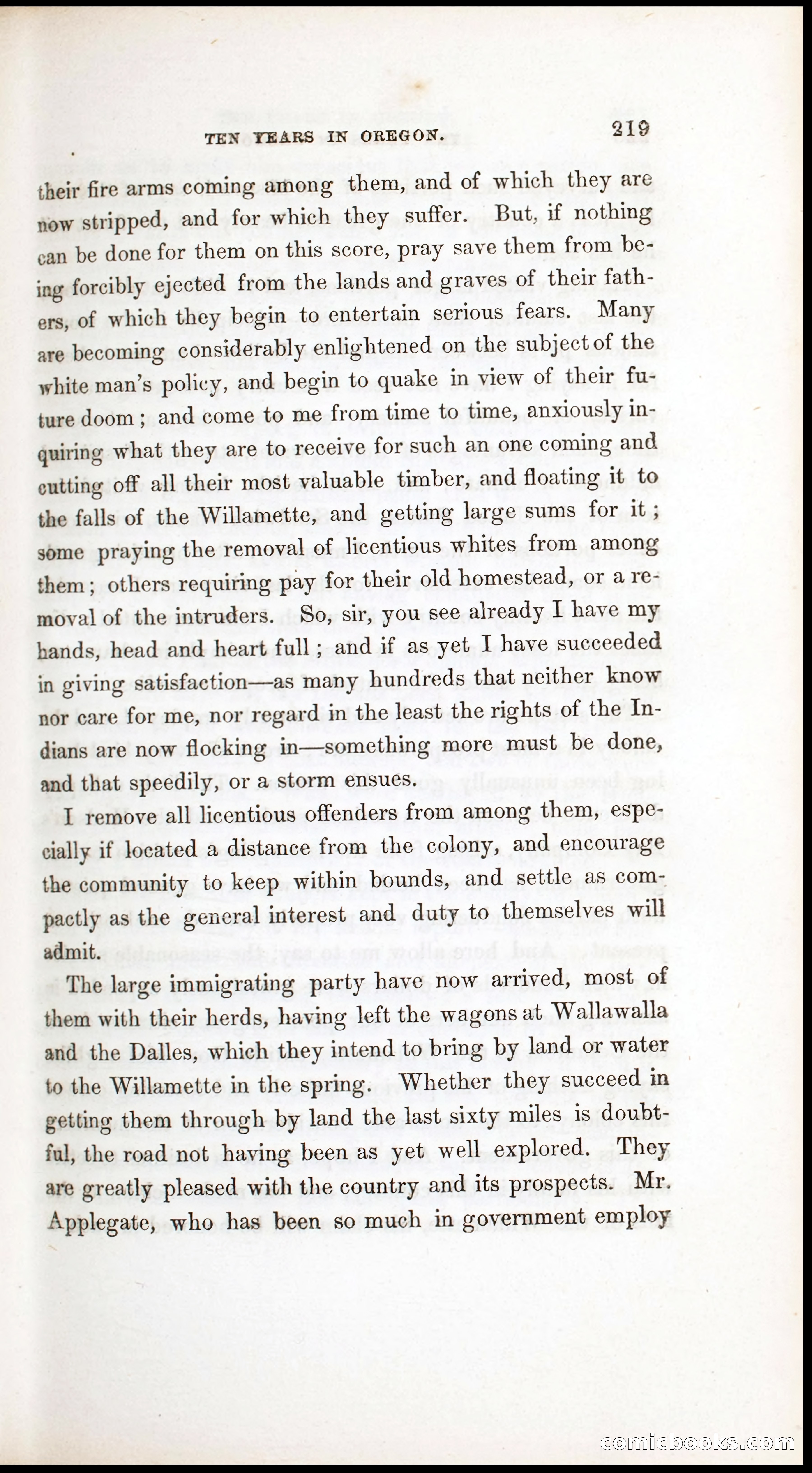 Thrilling Adventures, Travels, and Explorations of Dr. Elijah White Among the Rocky Mountains and in the Far West — page 227 of 394