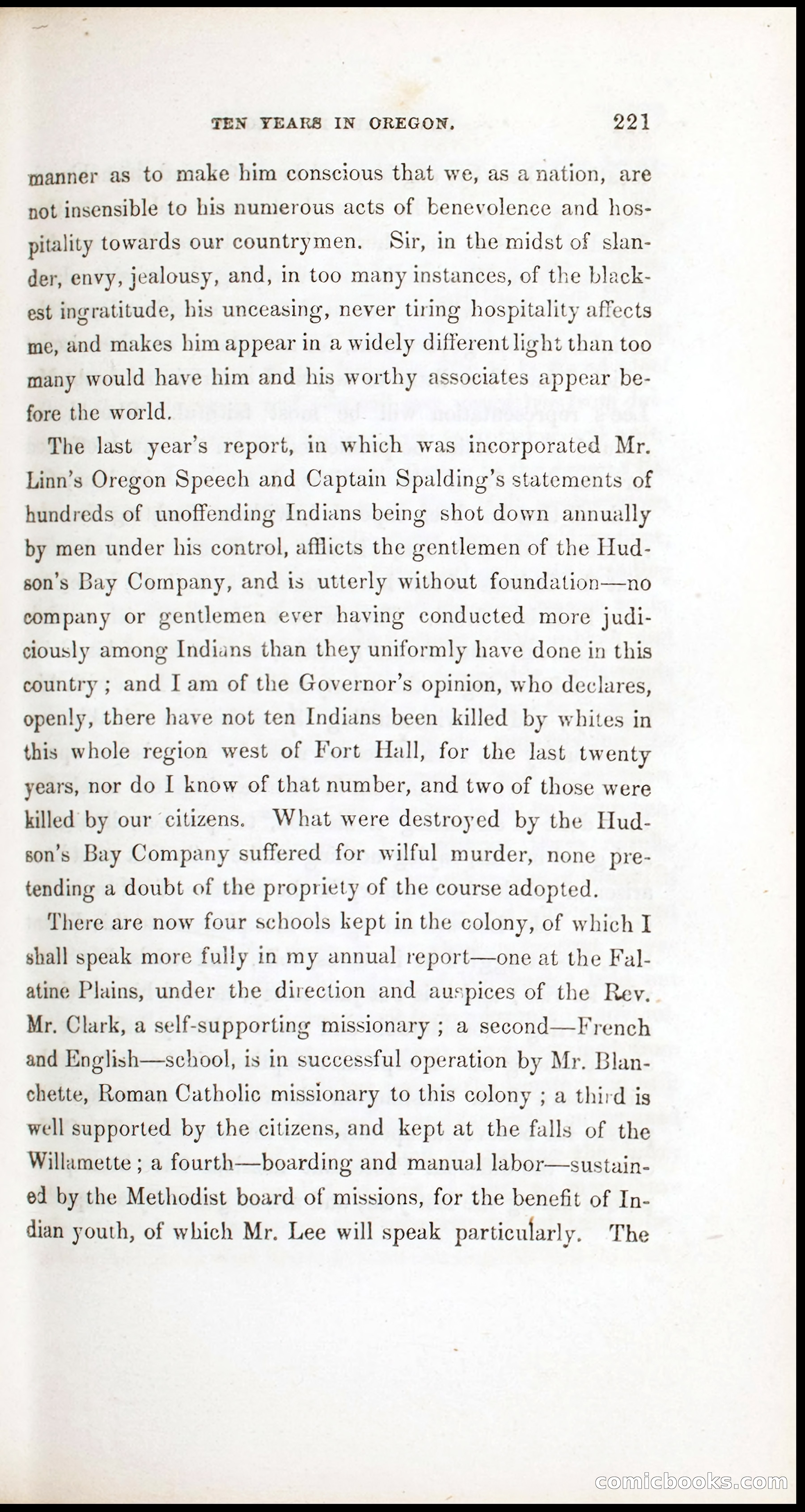 Thrilling Adventures, Travels, and Explorations of Dr. Elijah White Among the Rocky Mountains and in the Far West — page 229 of 394